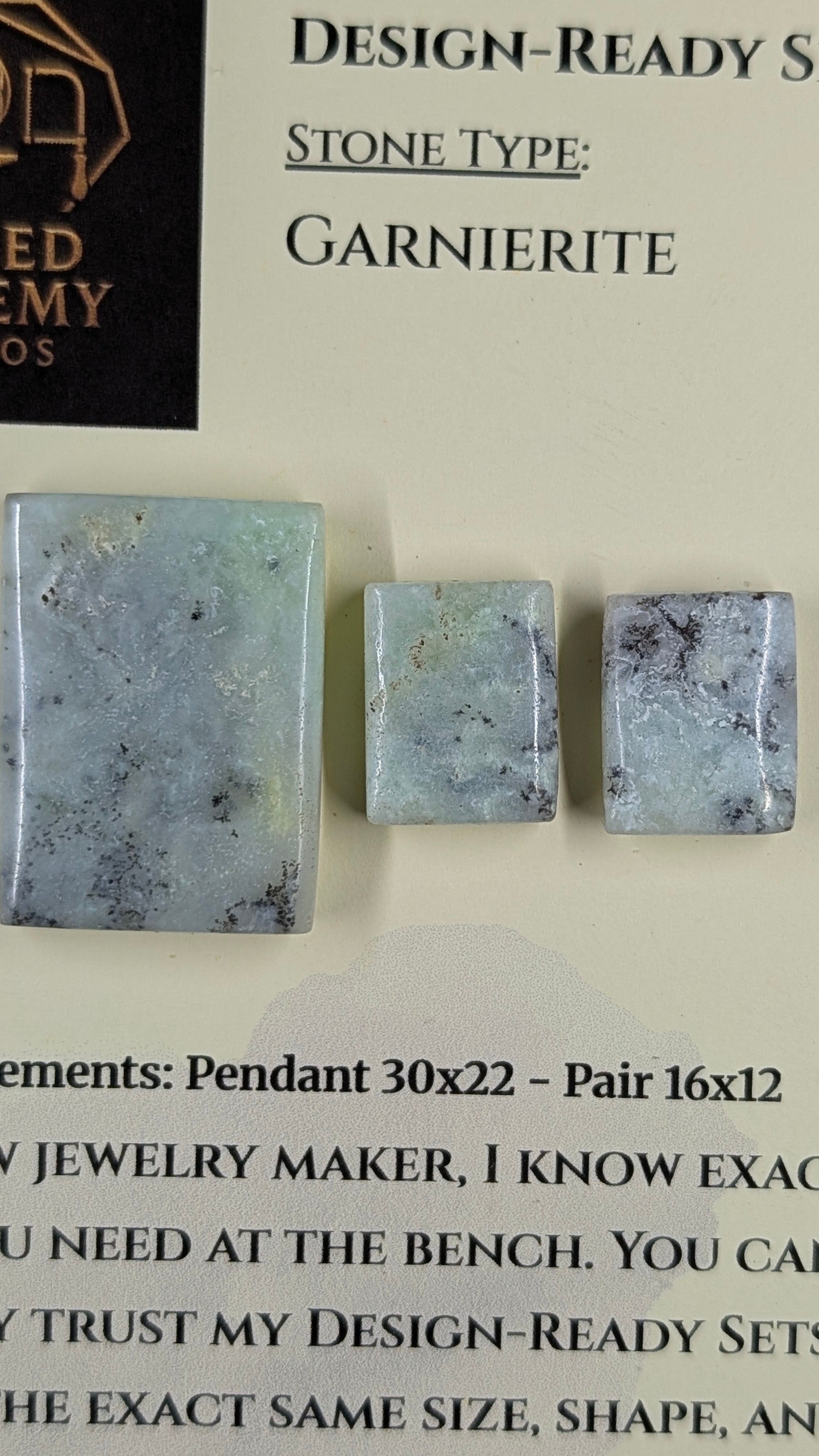 Rectangle Shape - Garnierite - Design-Ready Set