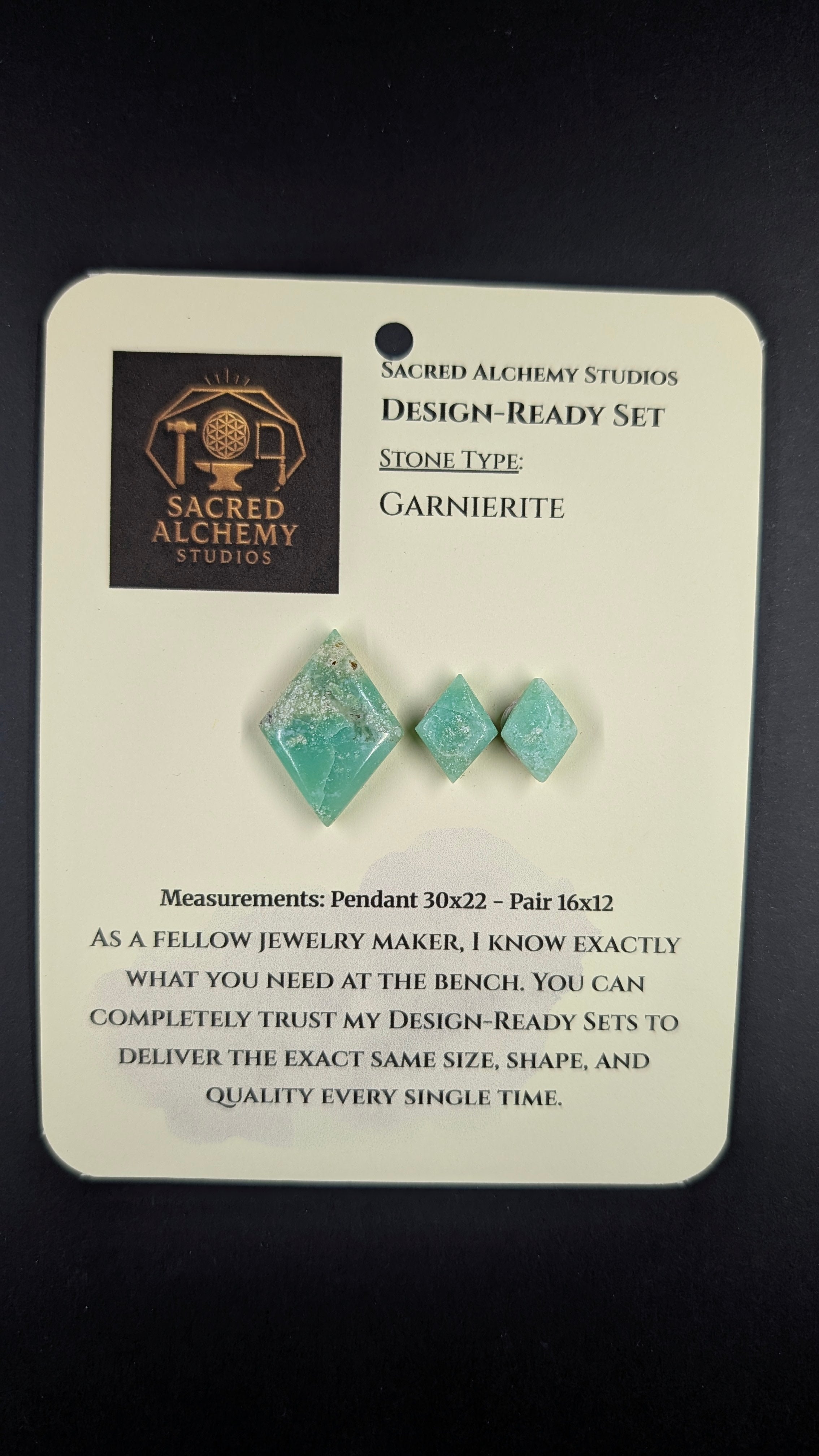 Rhombus Shape - Garnierite - Design-Ready Set