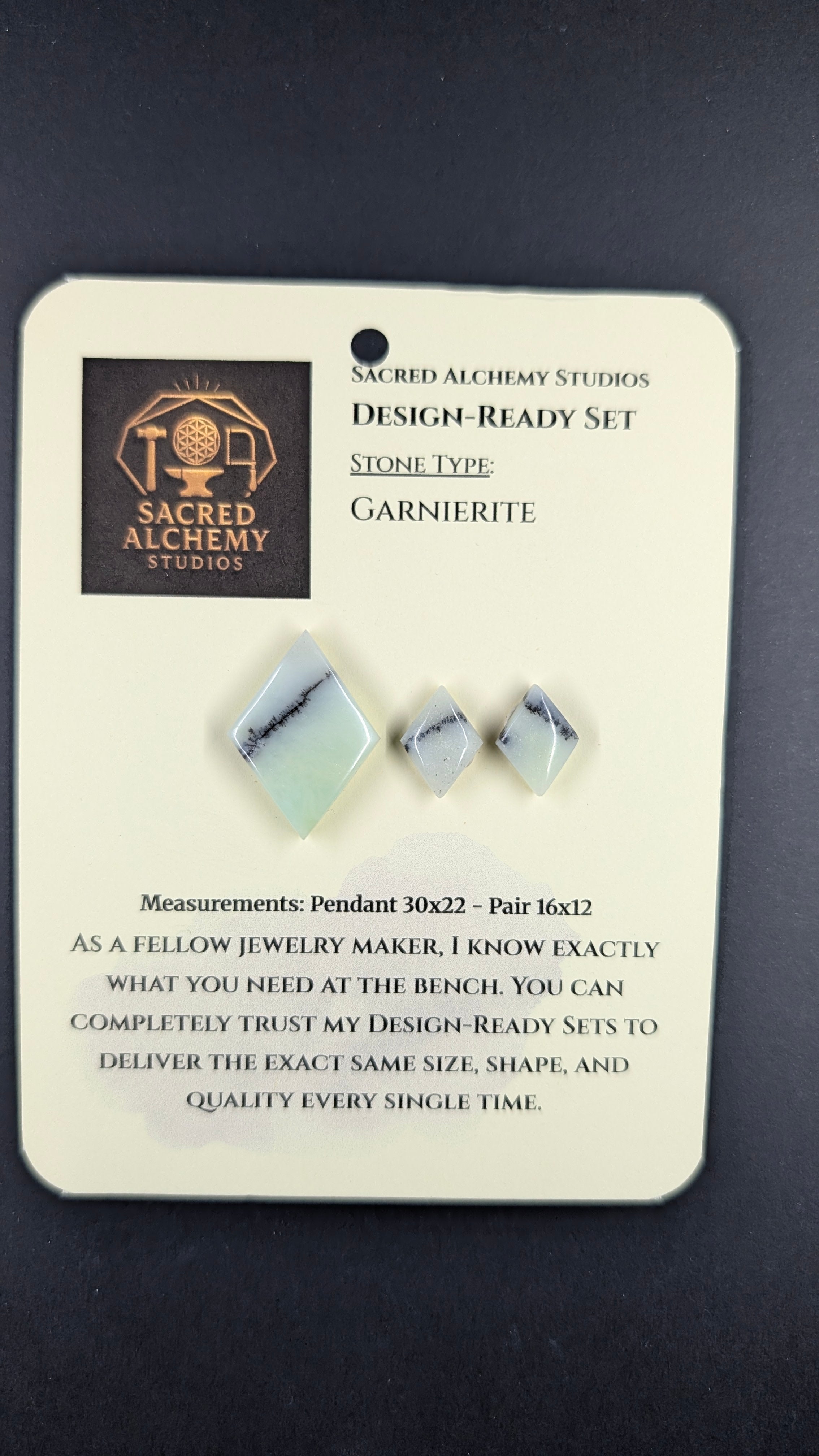 Rhombus Shape - Garnierite - Design-Ready Set