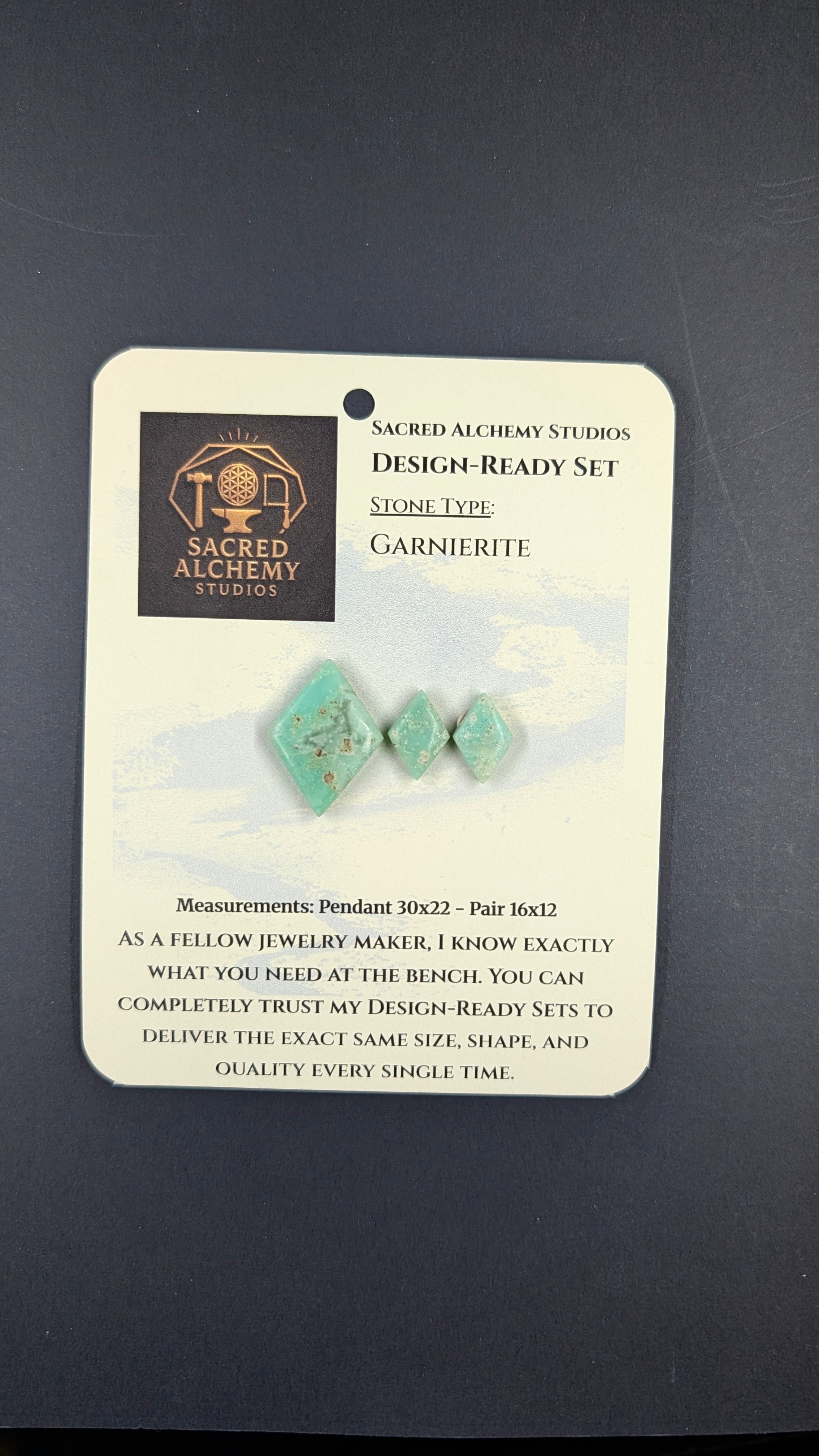 Rhombus Shape - Garnierite - Design-Ready Set