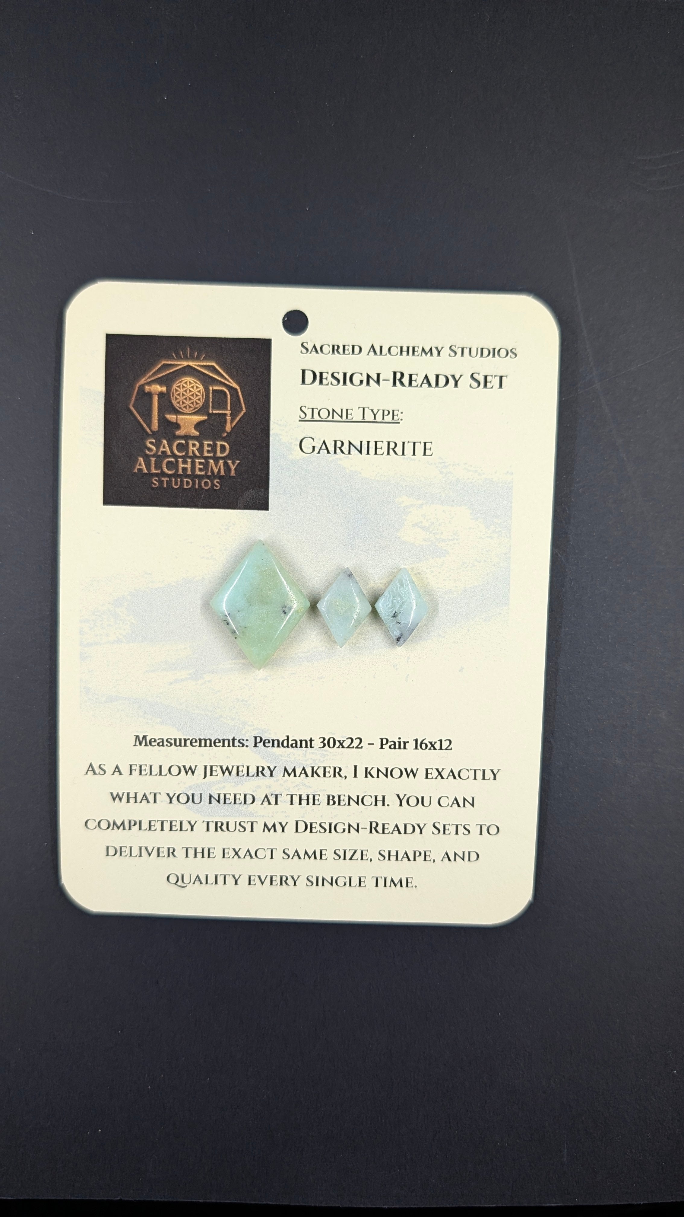 Rhombus Shape - Garnierite - Design-Ready Set