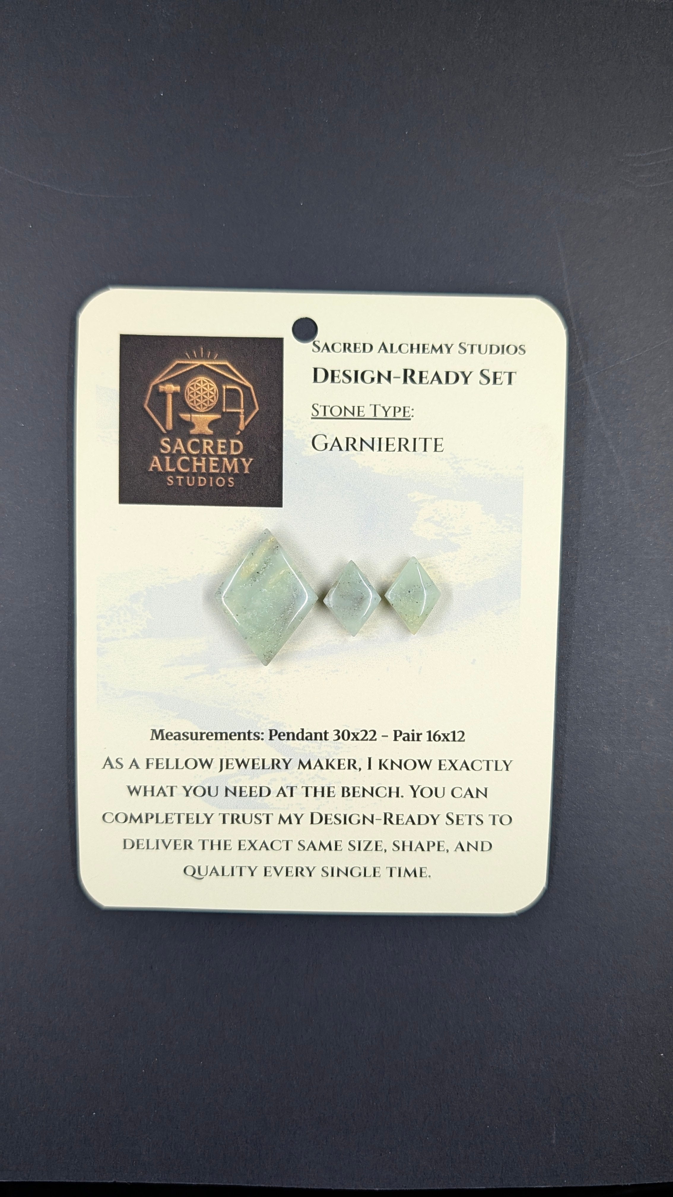 Rhombus Shape - Garnierite - Design-Ready Set