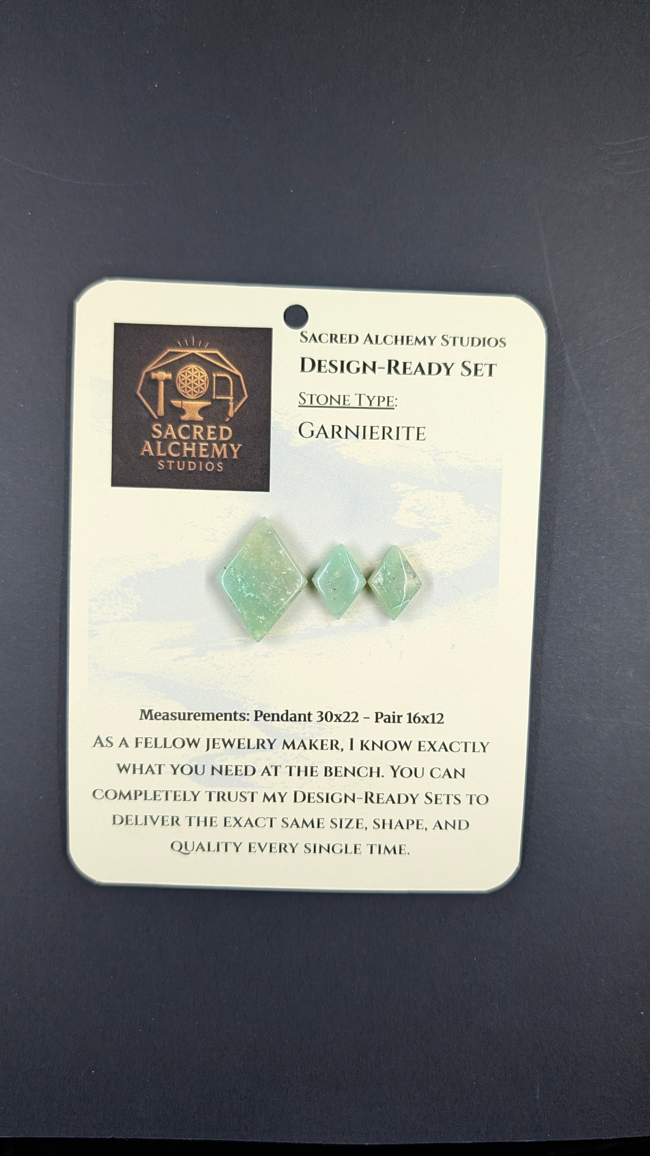 Rhombus Shape - Garnierite - Design-Ready Set