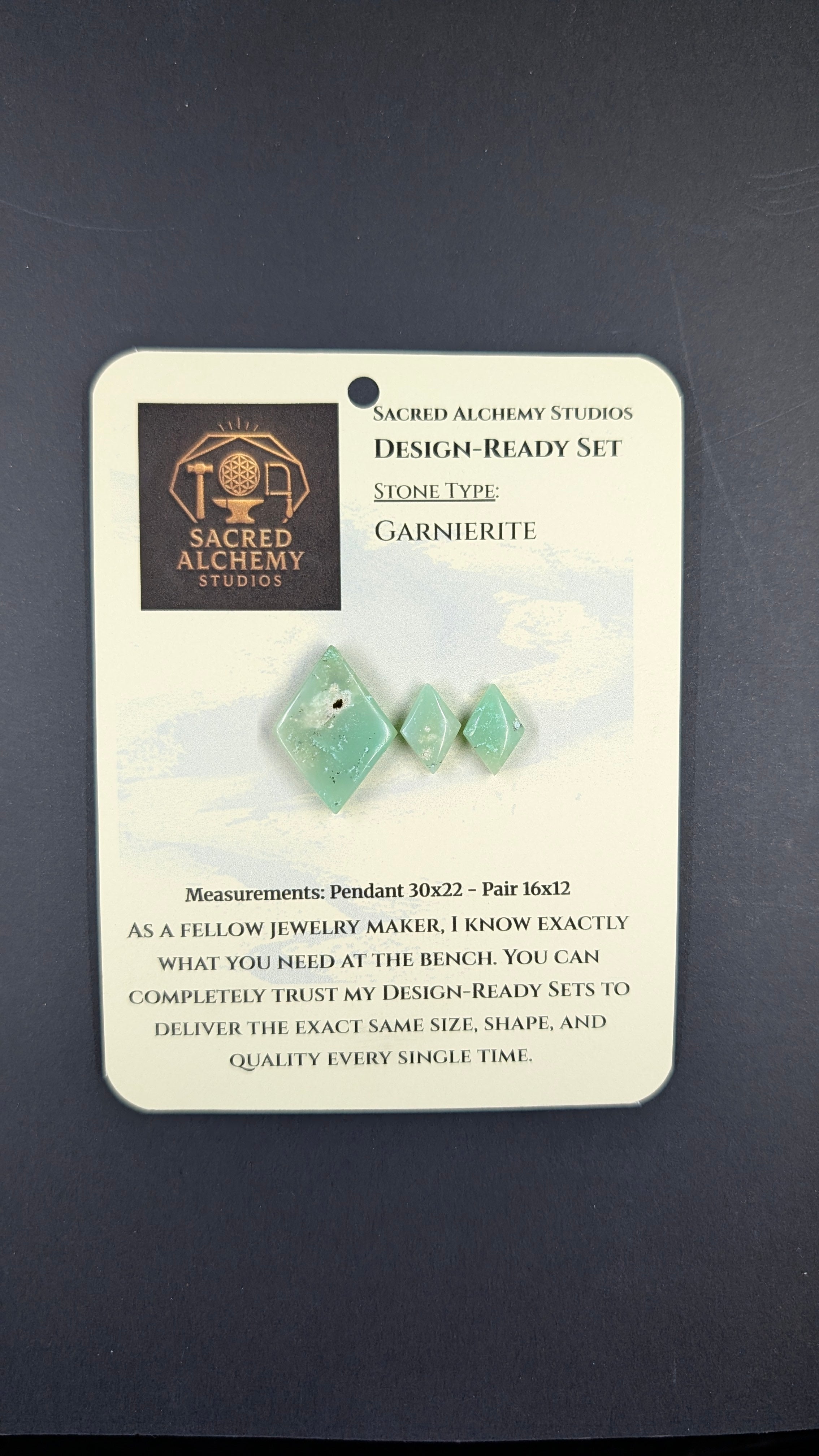 Rhombus Shape - Garnierite - Design-Ready Set