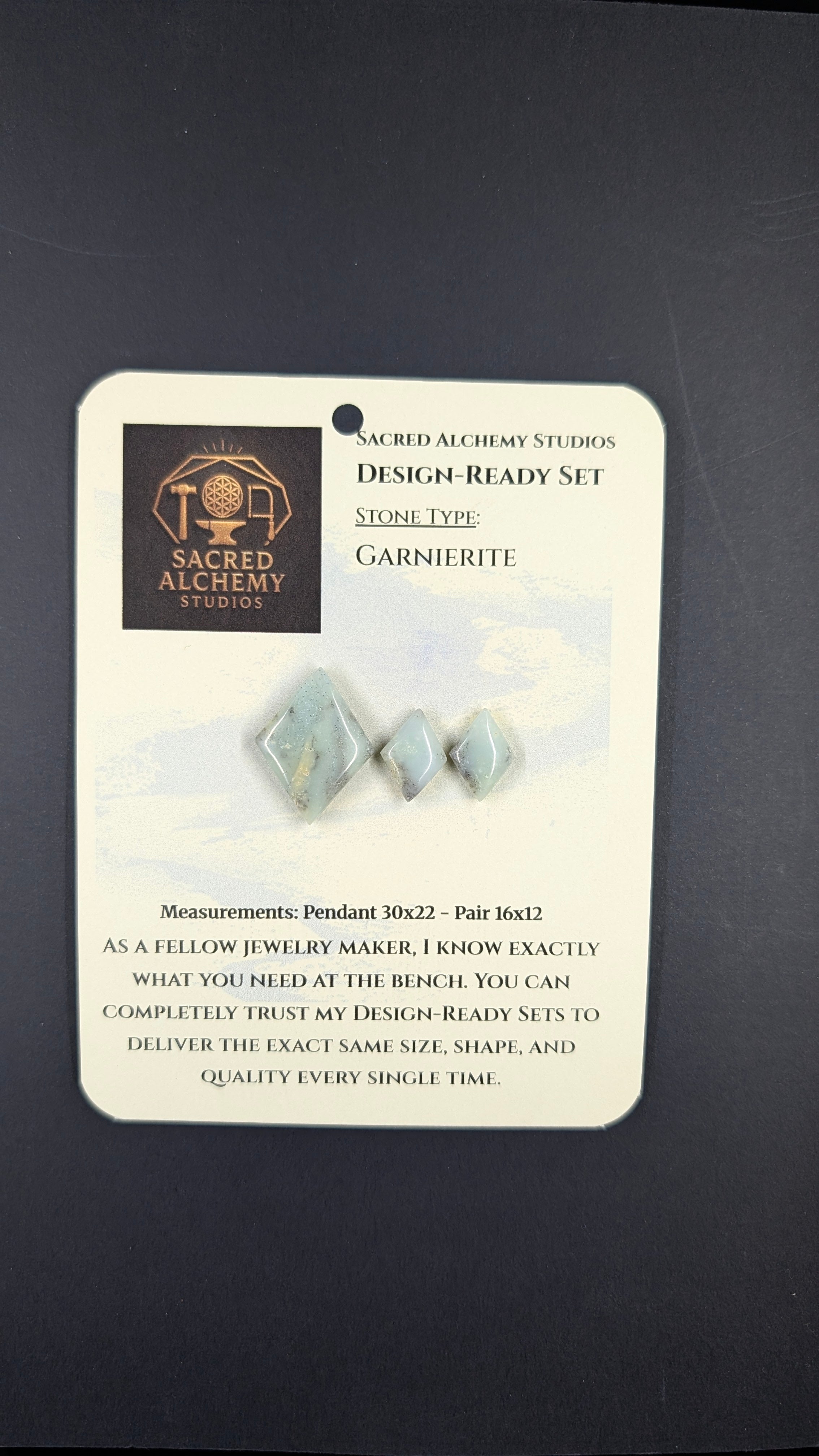 Rhombus Shape - Garnierite - Design-Ready Set