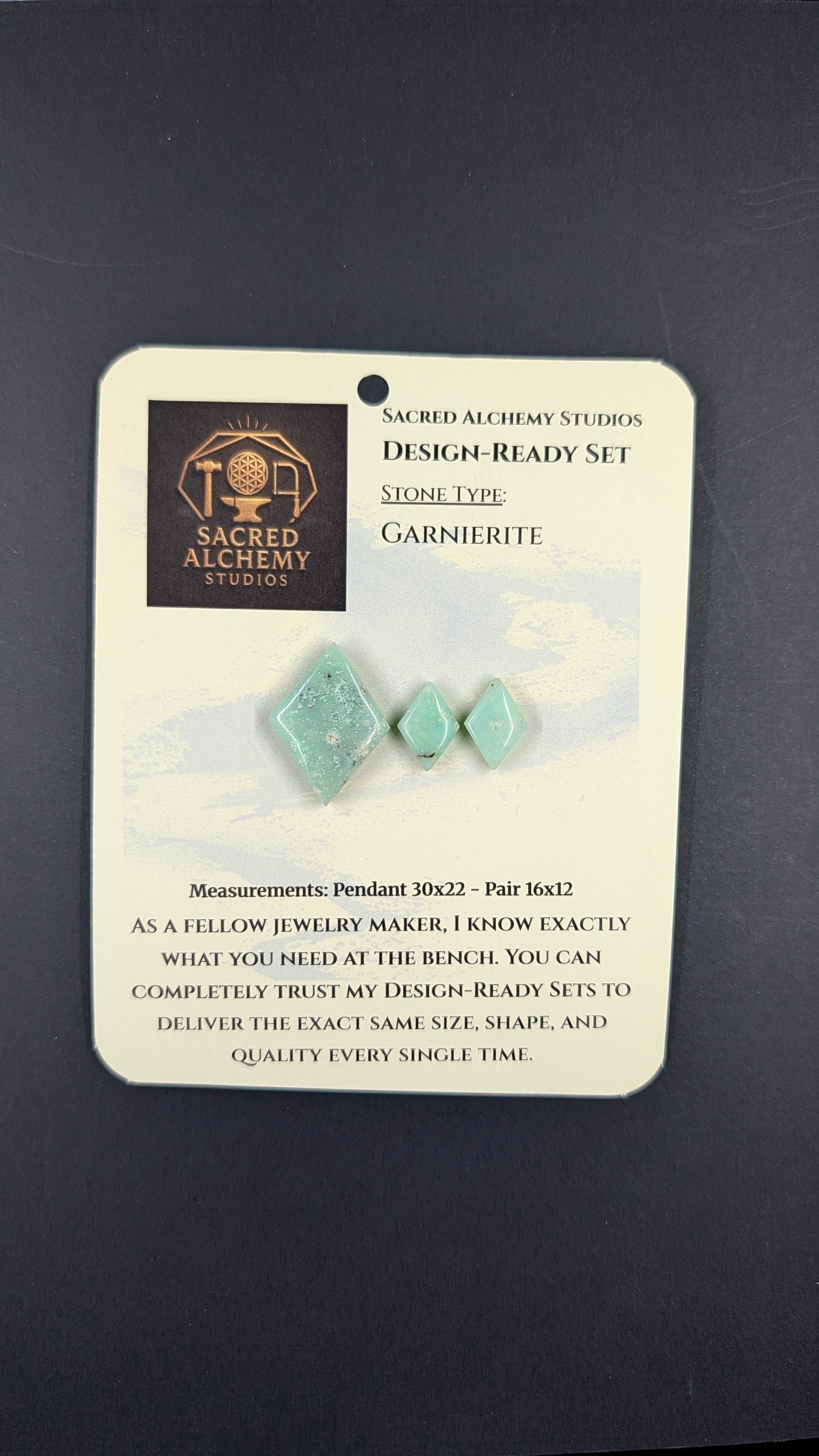 Rhombus Shape - Garnierite - Design-Ready Set