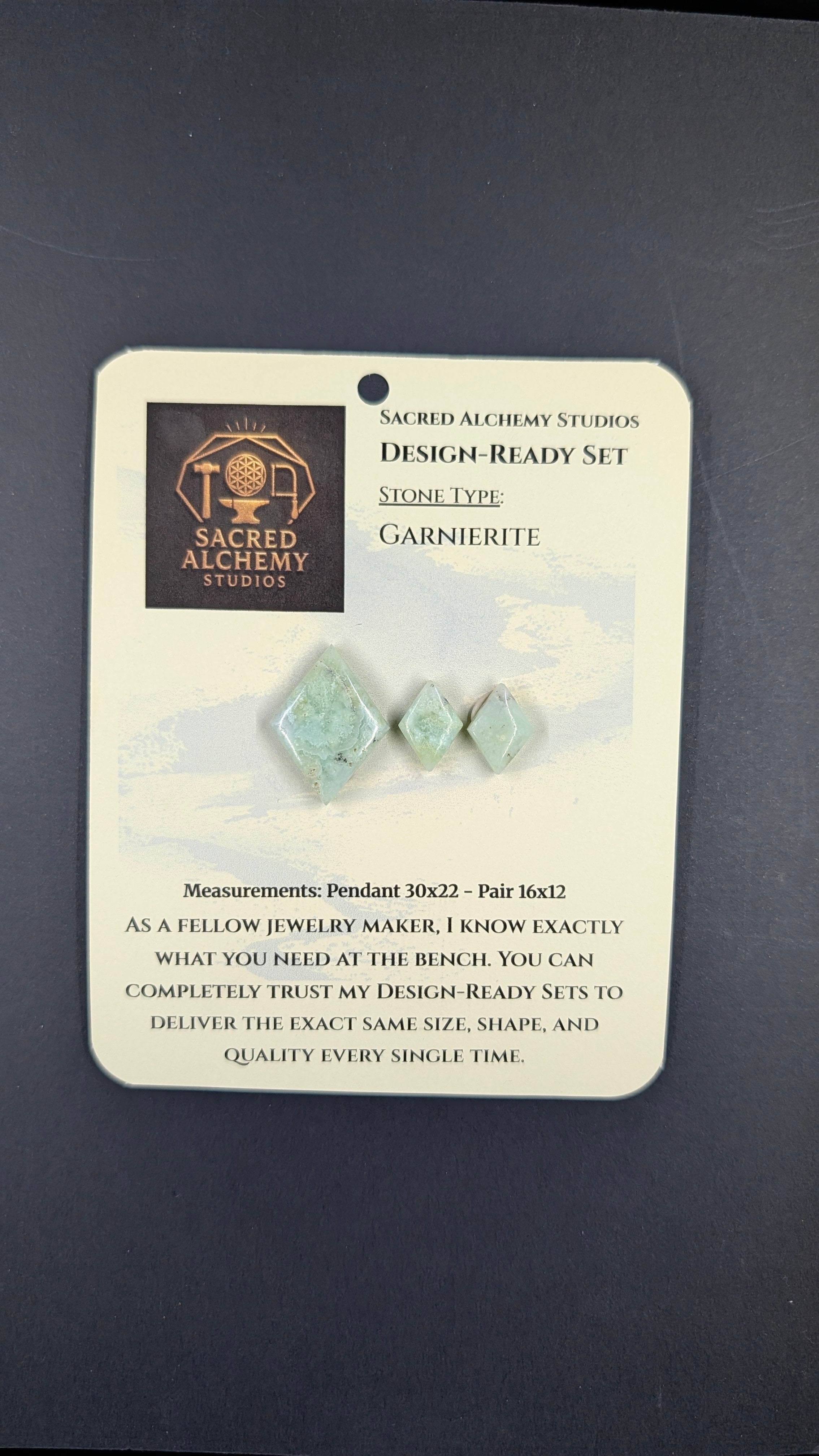 Rhombus Shape - Garnierite - Design-Ready Set