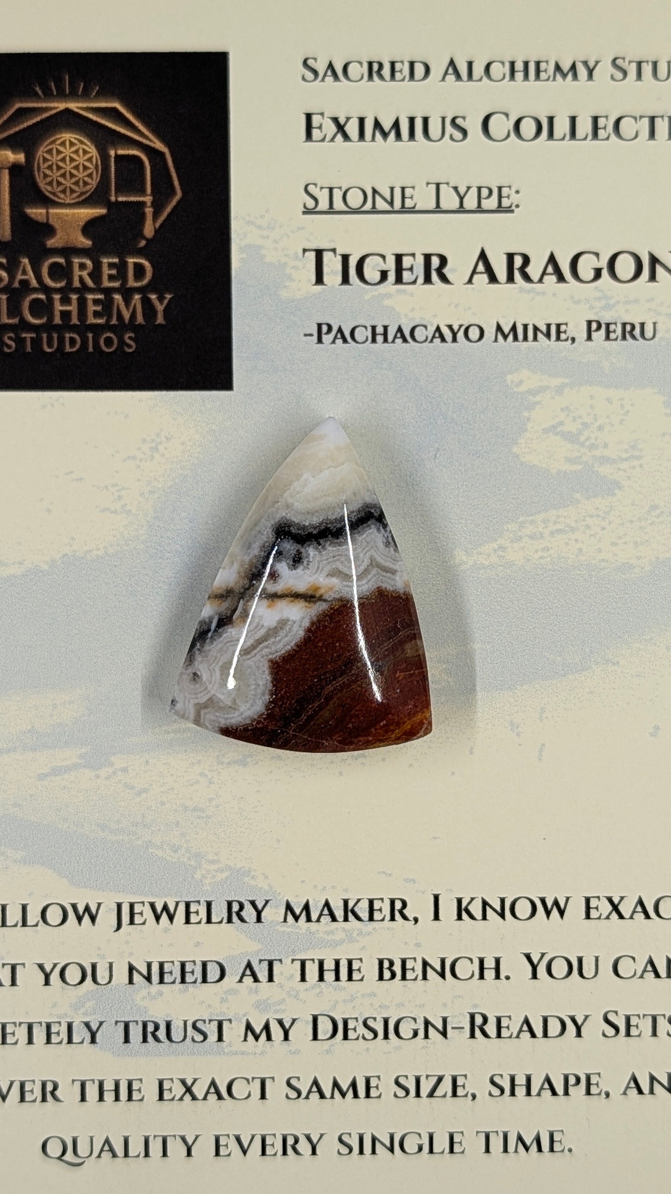 Sacred Alchemy Eximius Collection | Handcrafted Aragonite (Peru)
