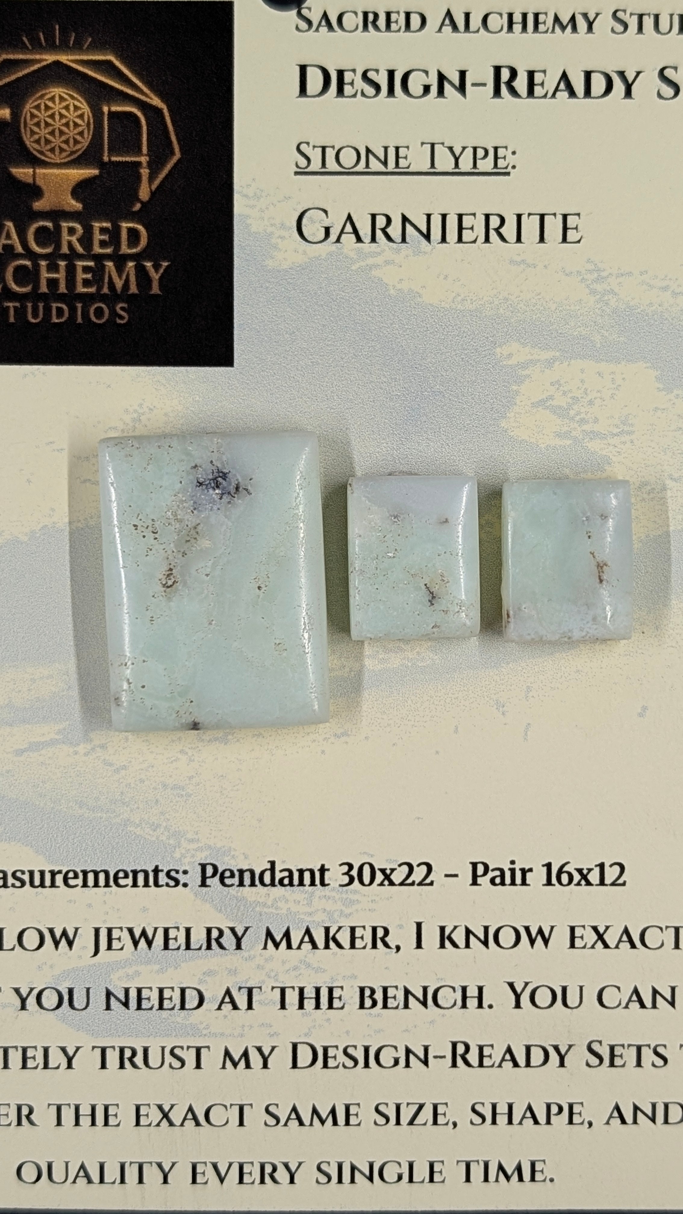 Rectangle Shape - Garnierite - Design-Ready Set