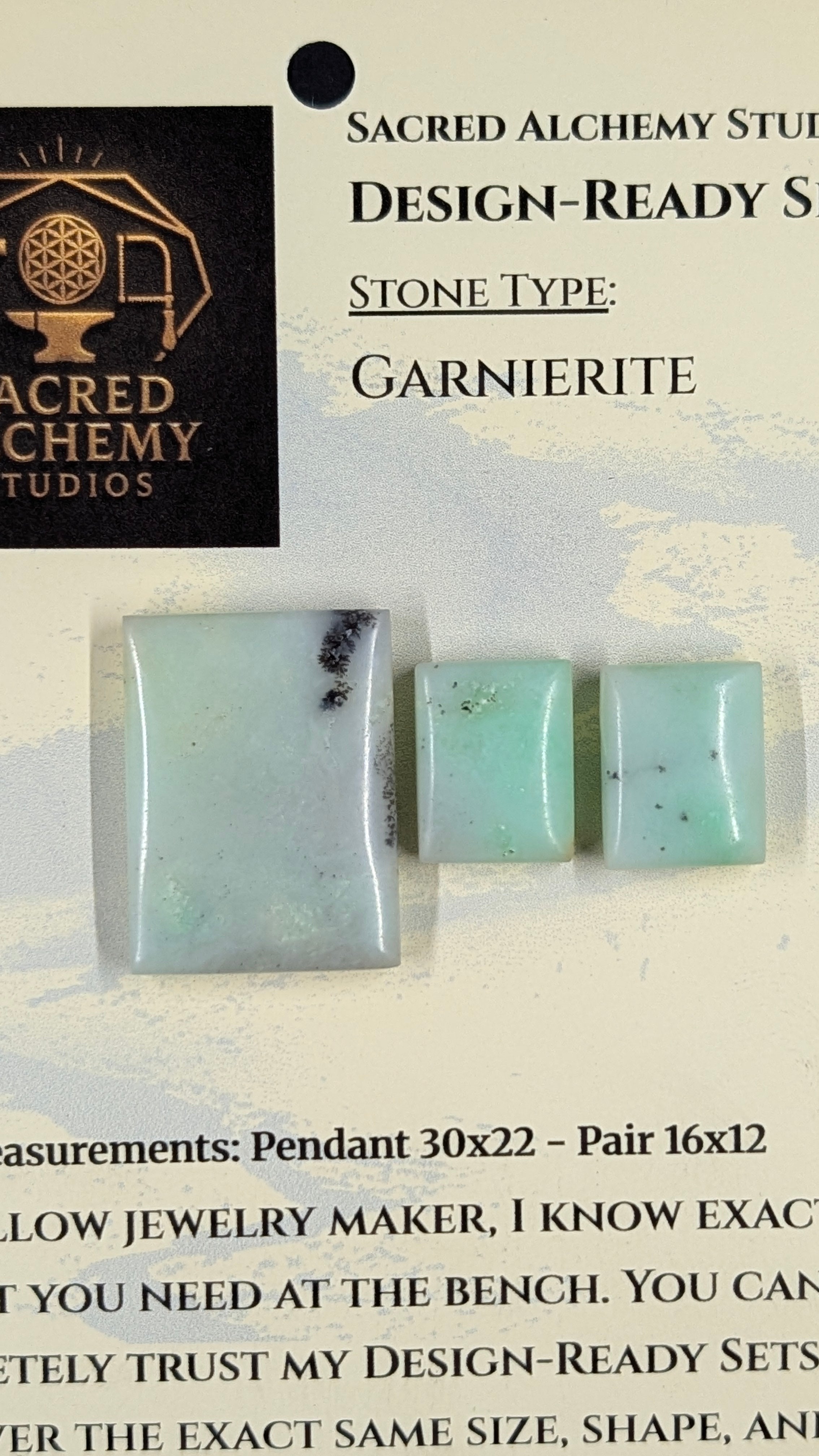Rectangle Shape - Garnierite - Design-Ready Set