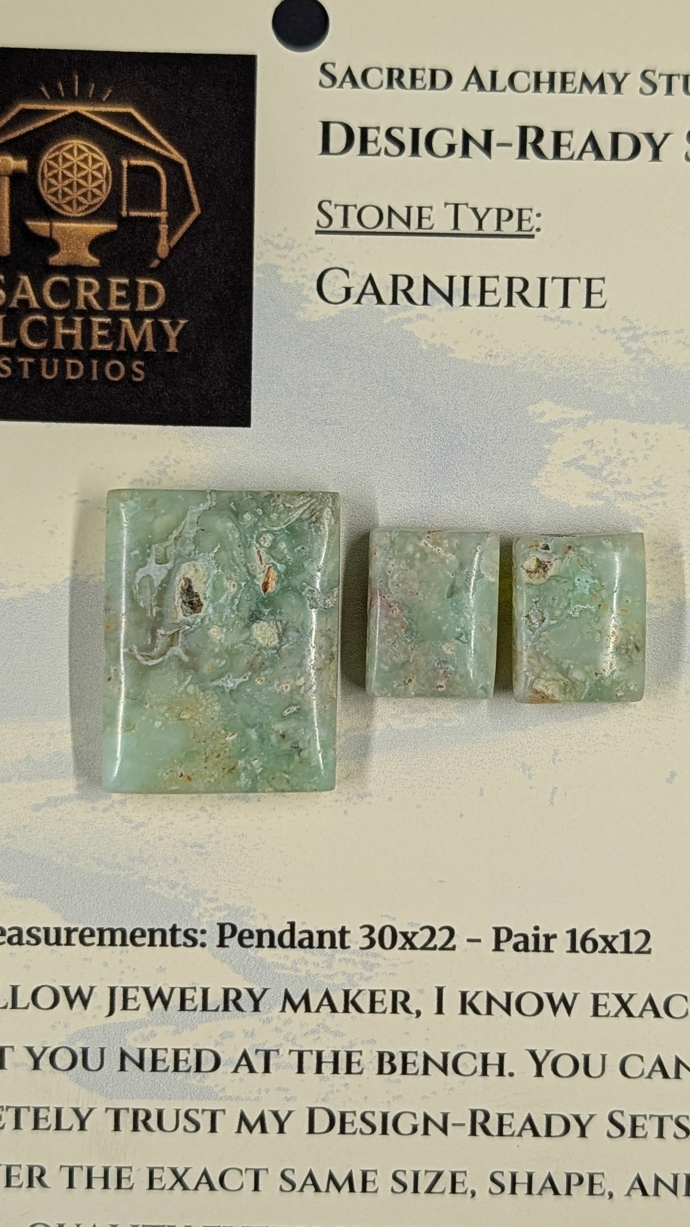 Rectangle Shape - Garnierite - Design-Ready Set