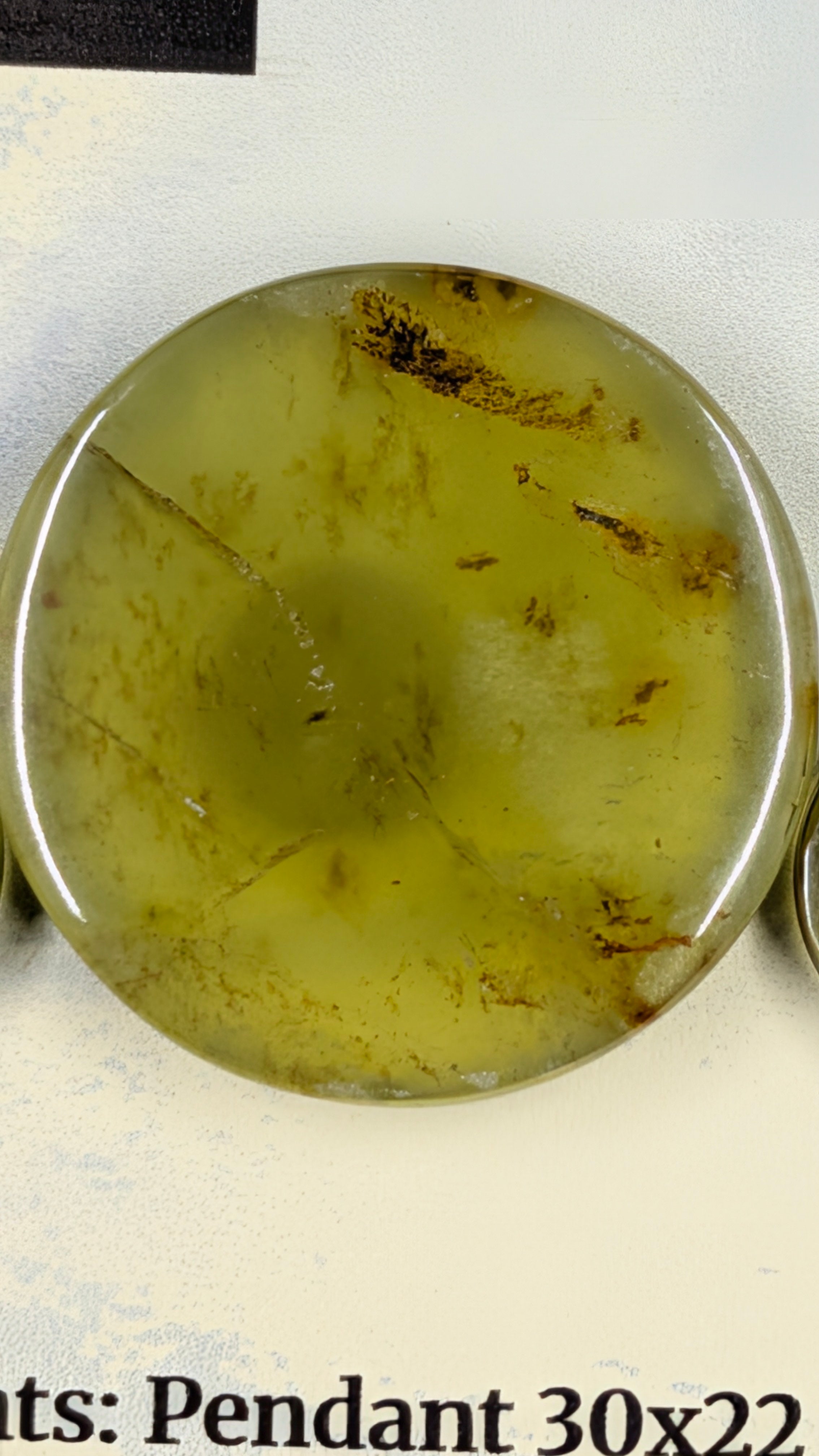 Circle Shape - Vesuvianite - Design Ready