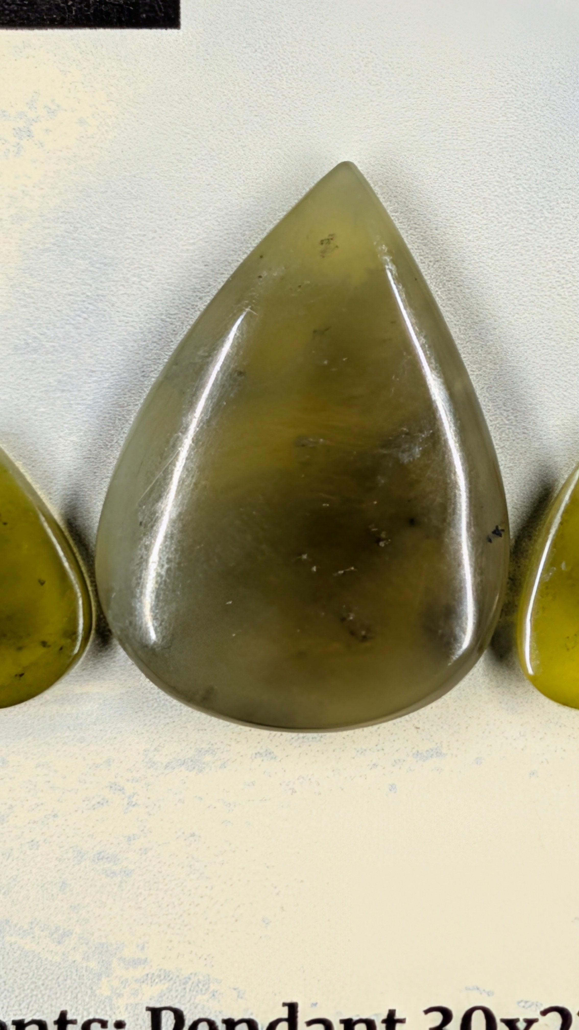 Tear Shape - Vesuvianite - Design Ready