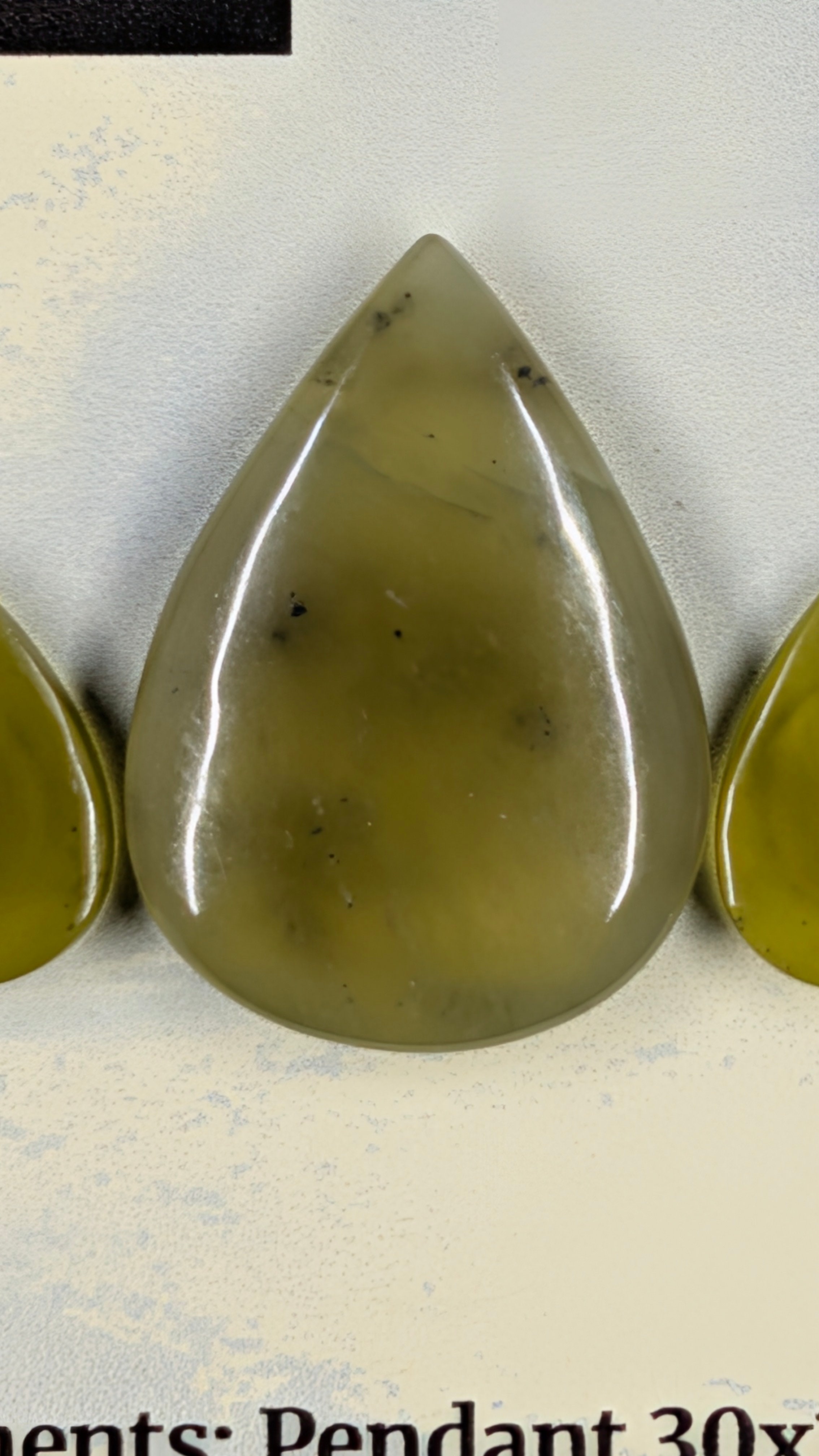 Tear Shape - Vesuvianite - Design Ready