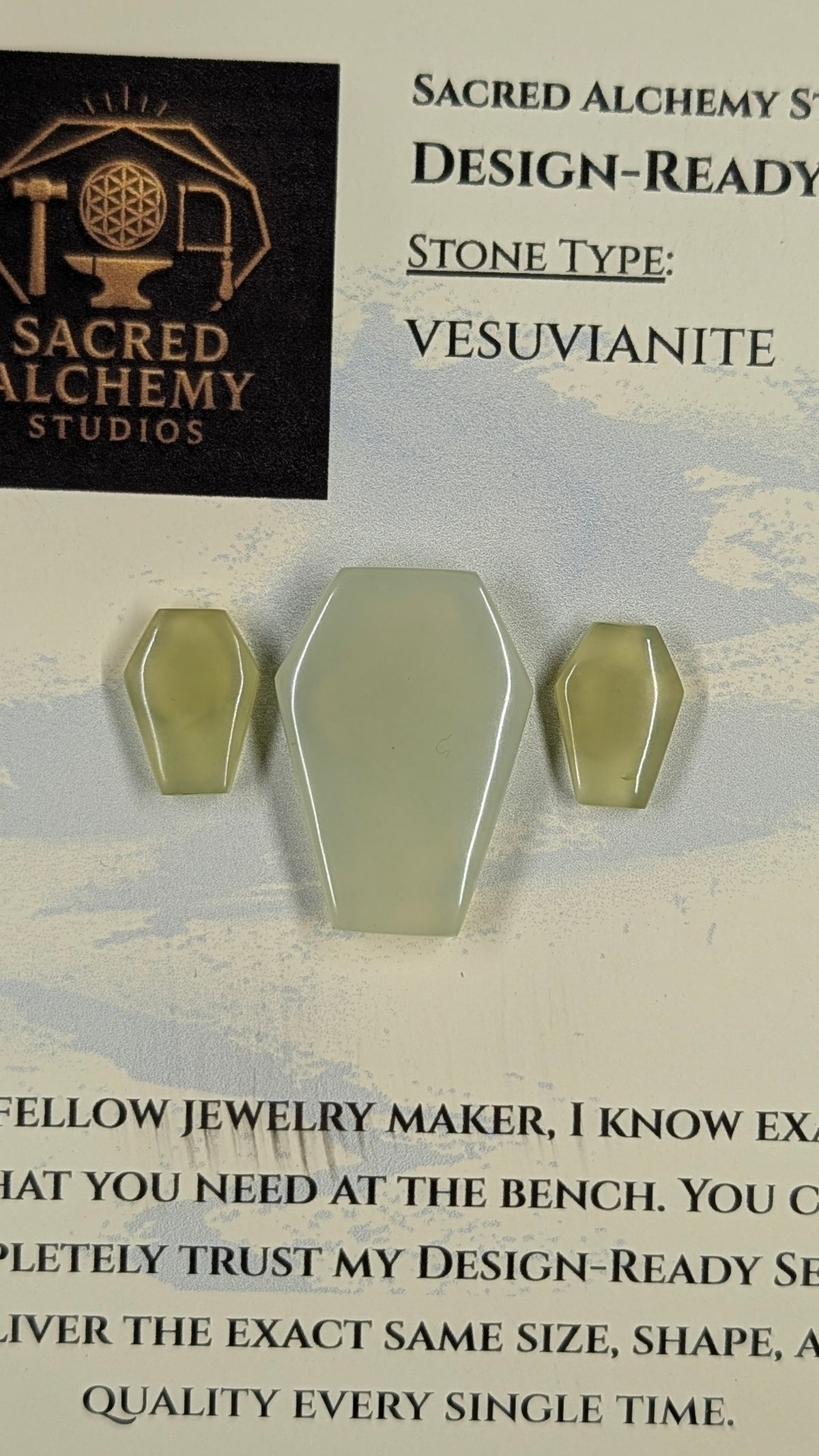 Coffin Shape - Vesuvianite - Design-Ready™™