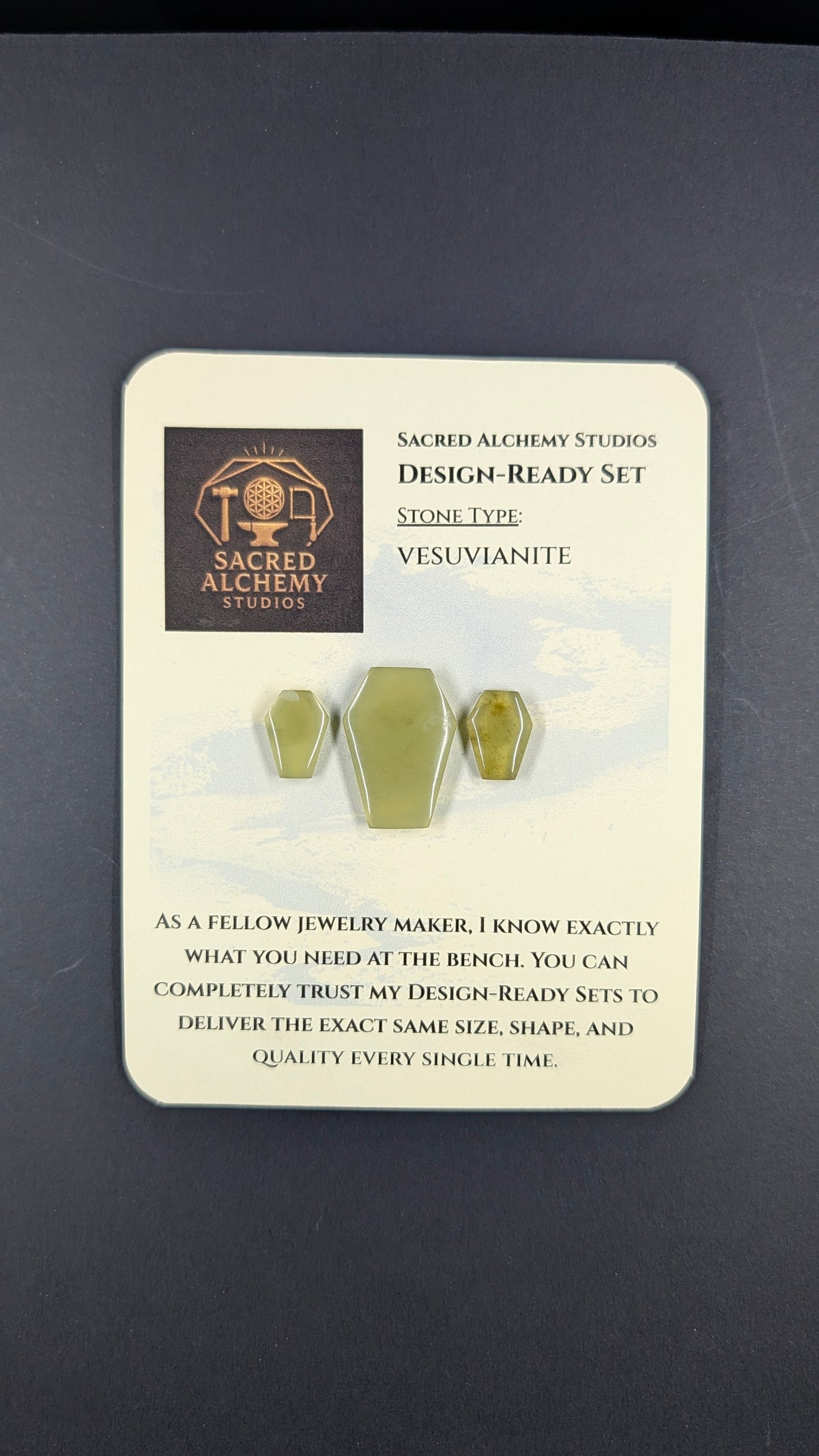 Coffin Shape - Vesuvianite - Design-Ready™™