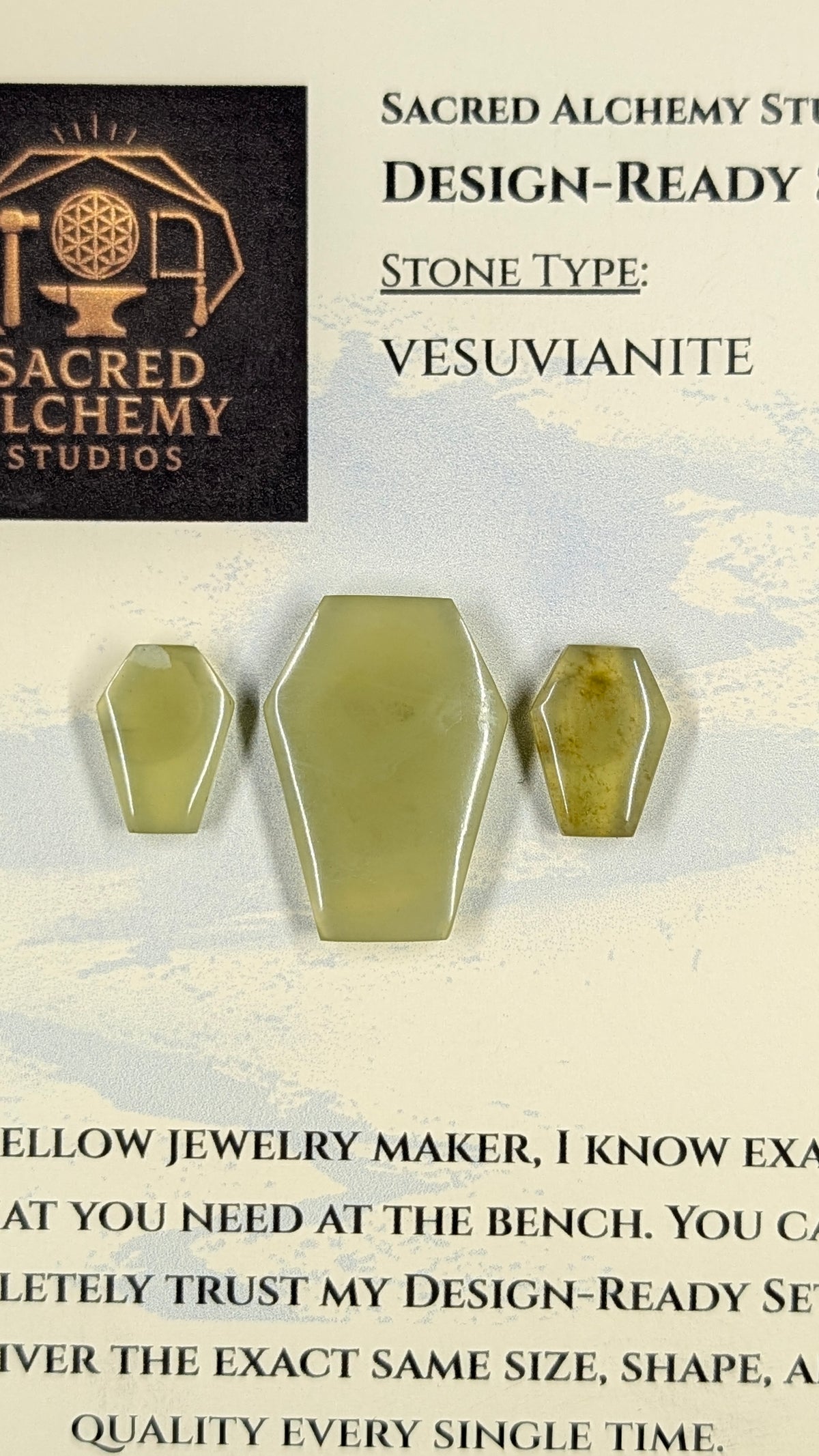 Coffin Shape - Vesuvianite - Design-Ready™™