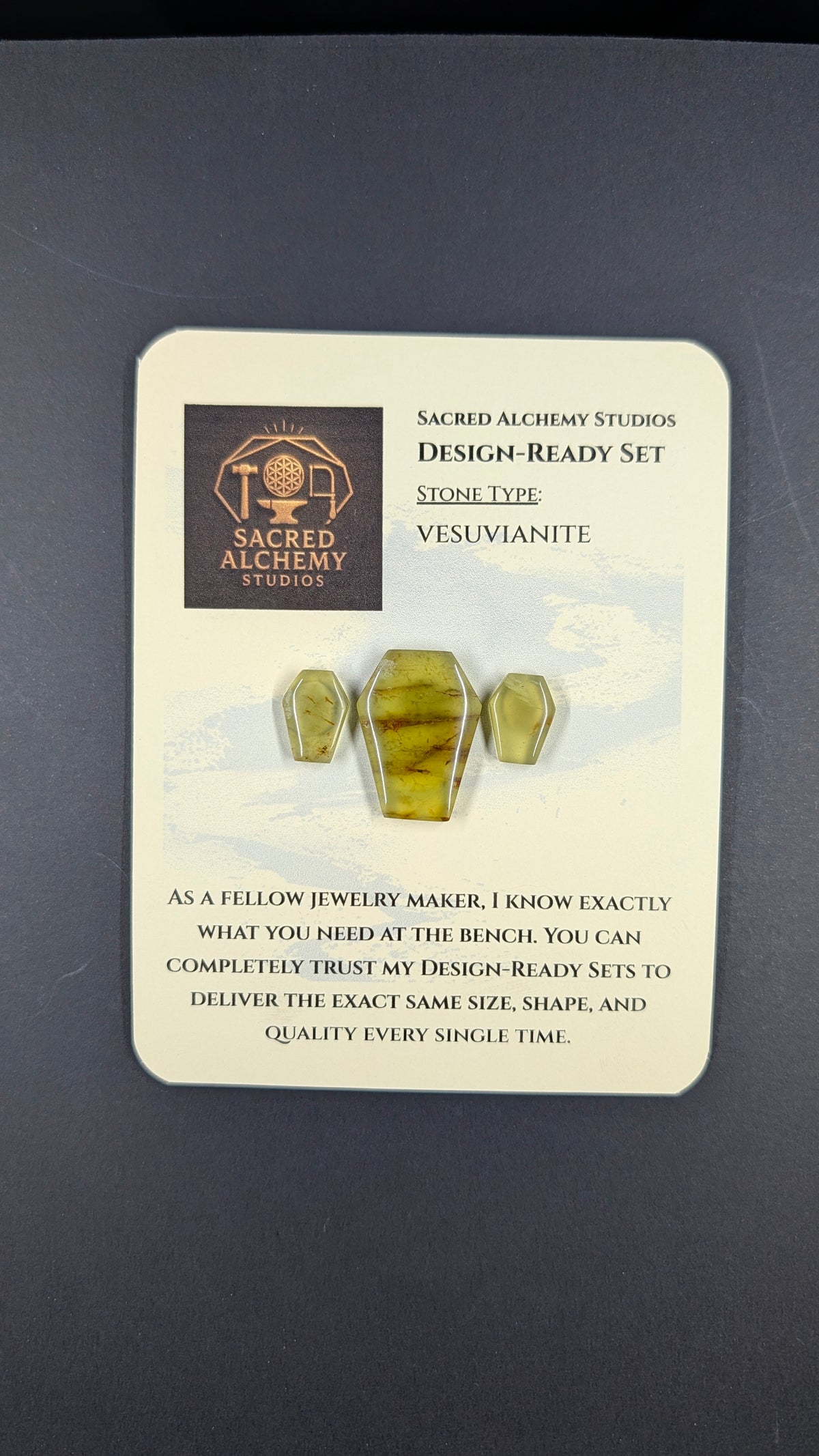 Coffin Shape - Vesuvianite - Design-Ready™™