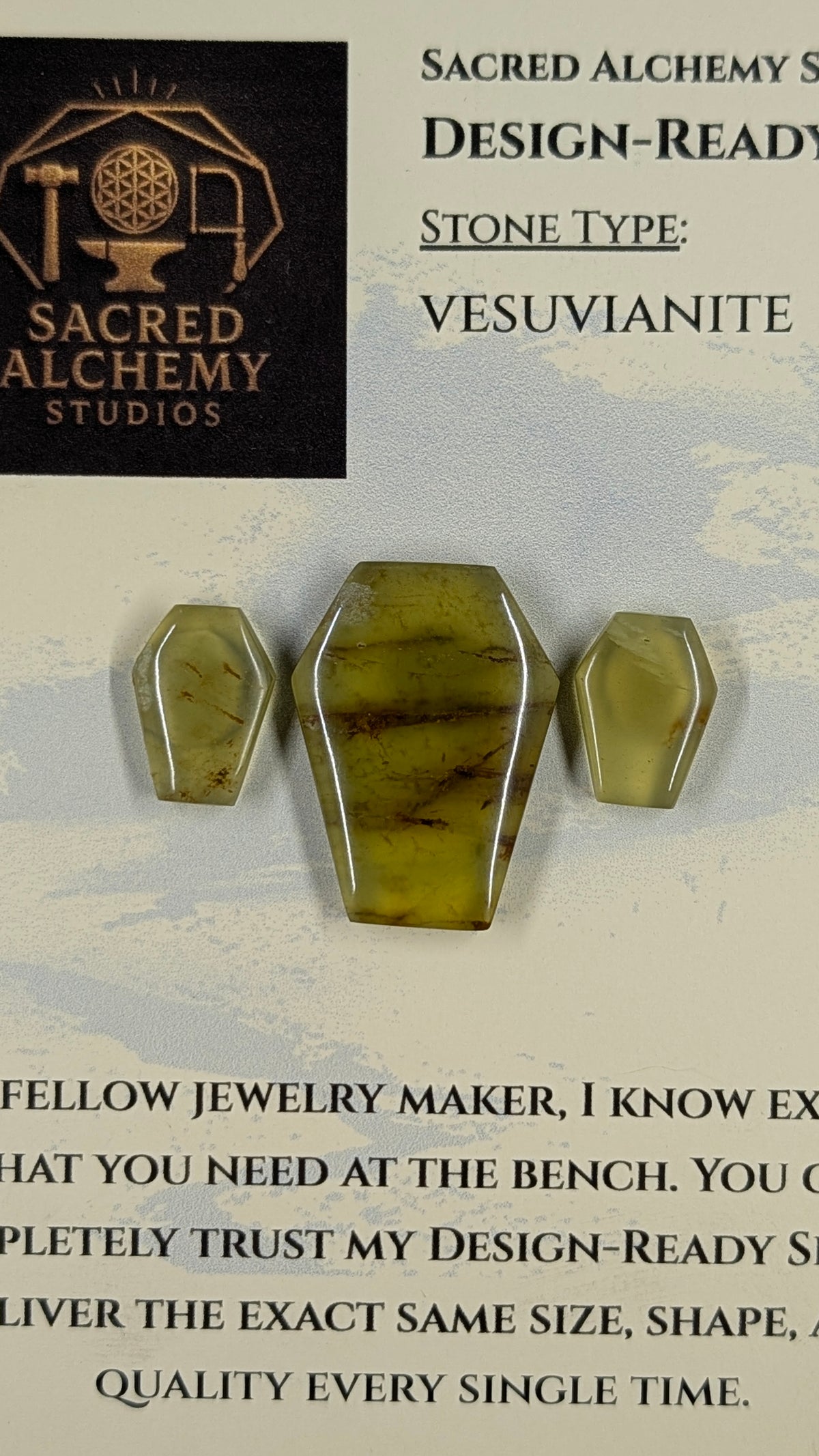 Coffin Shape - Vesuvianite - Design-Ready™™