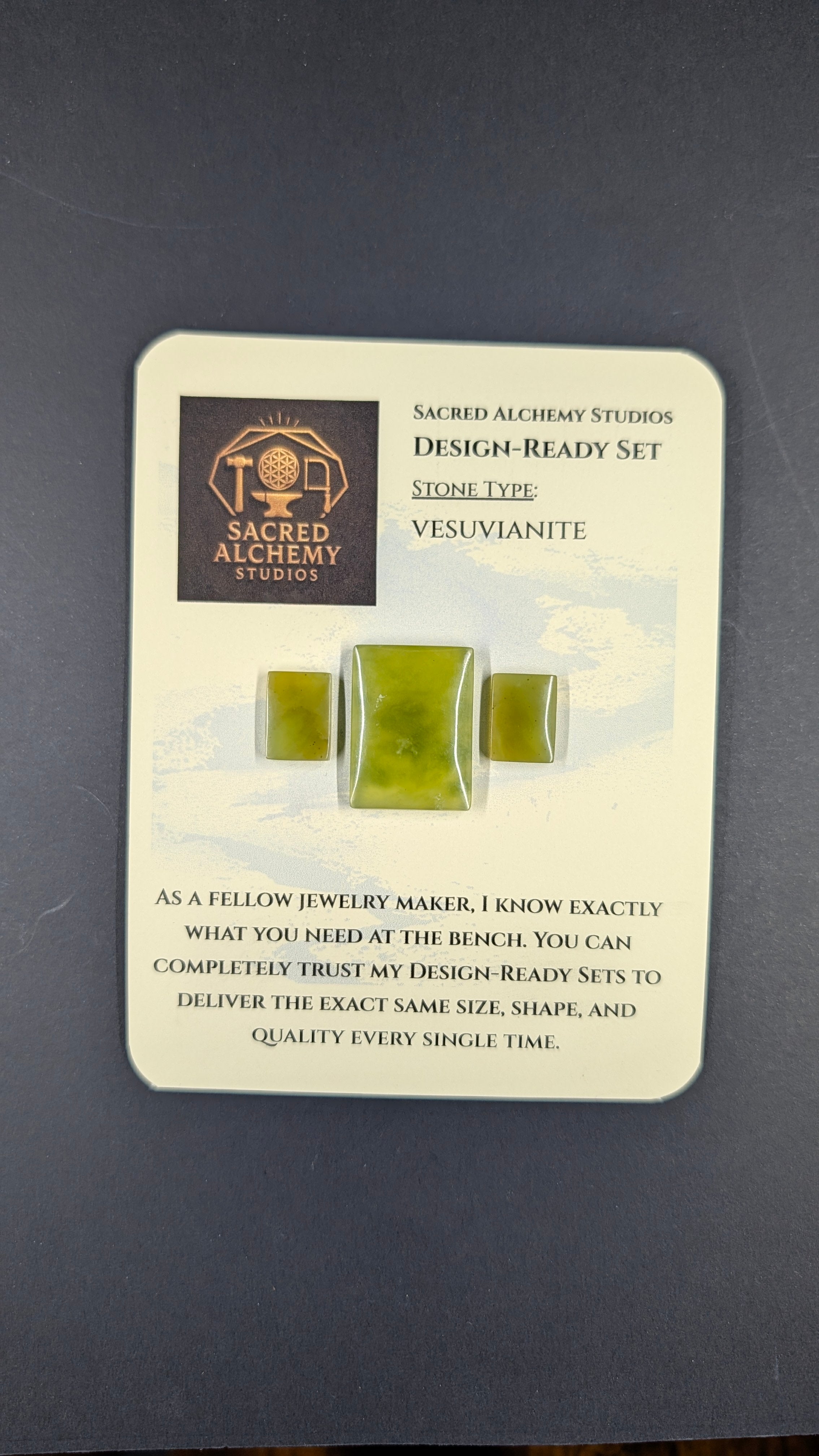 Rectangle Shape - Vesuvianite - Design-Ready™