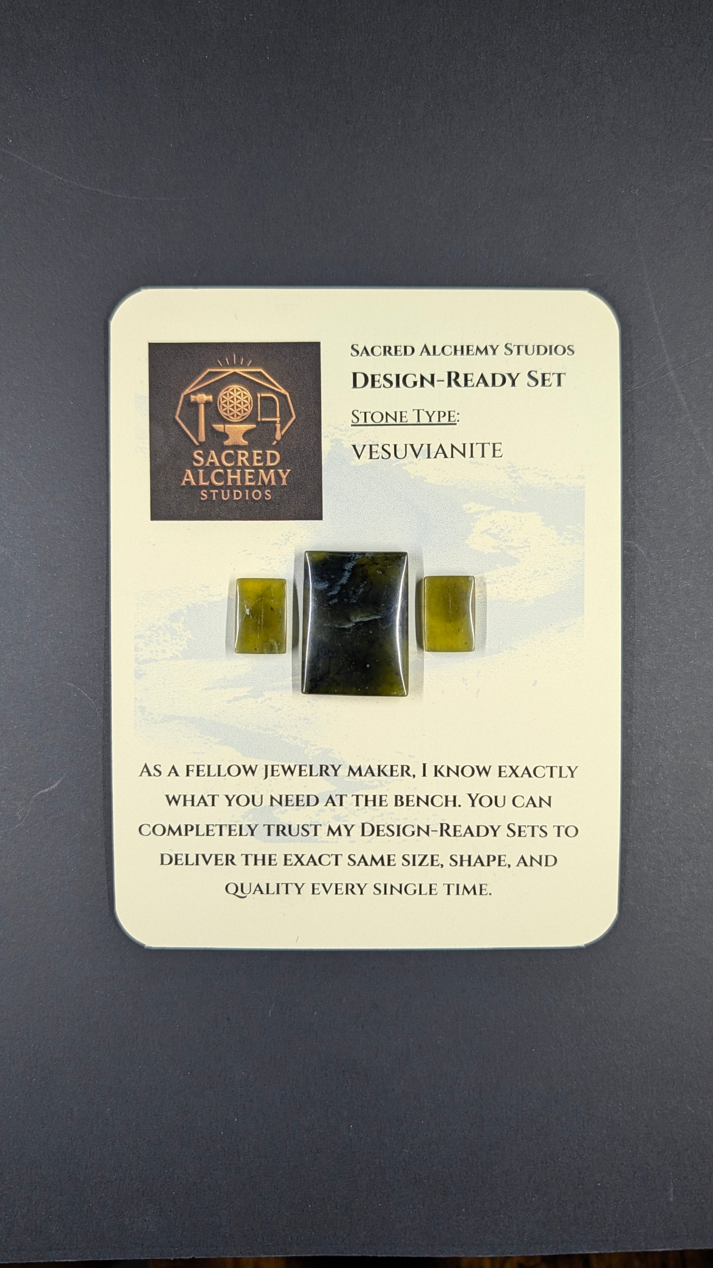 Rectangle Shape - Vesuvianite - Design-Ready™