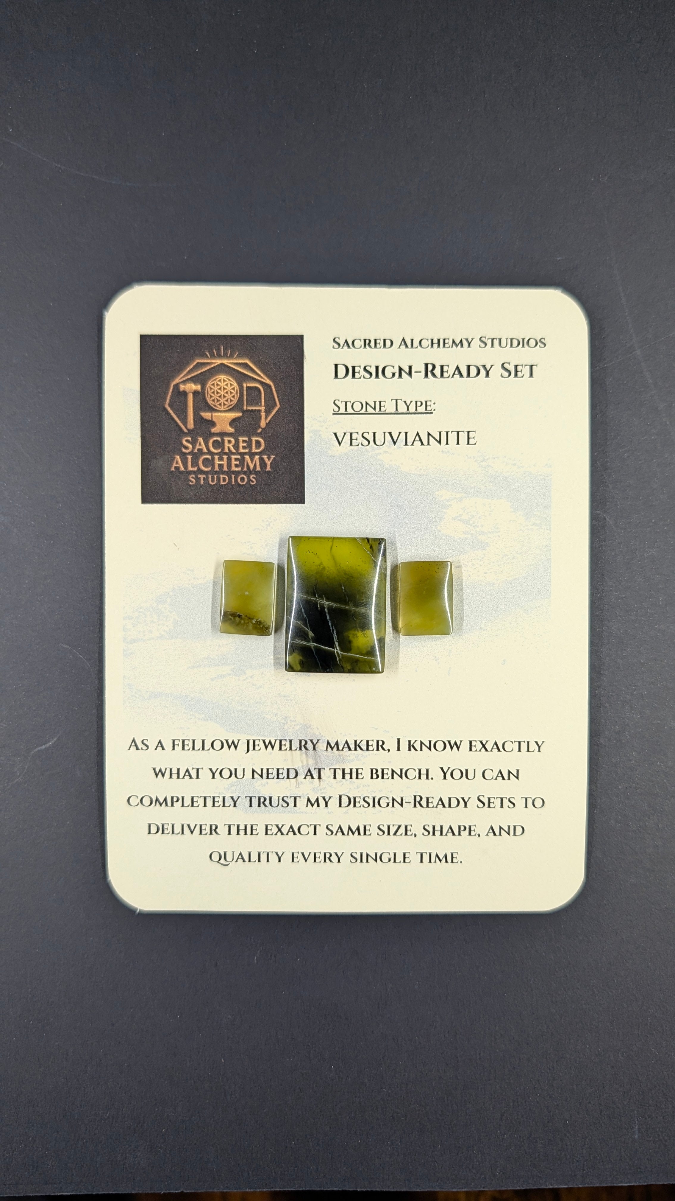 Rectangle Shape - Vesuvianite - Design-Ready™