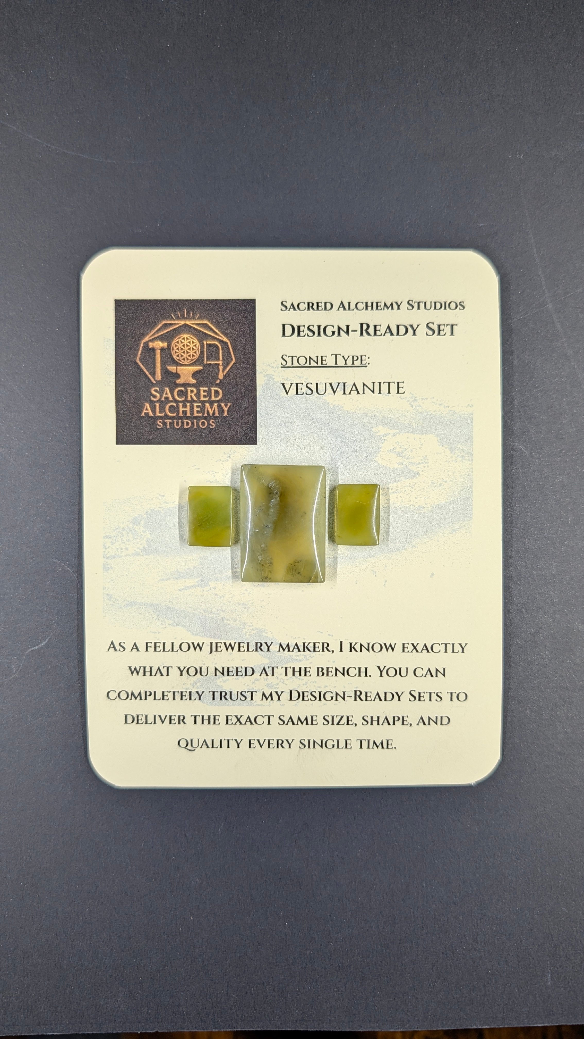 Rectangle Shape - Vesuvianite - Design-Ready™