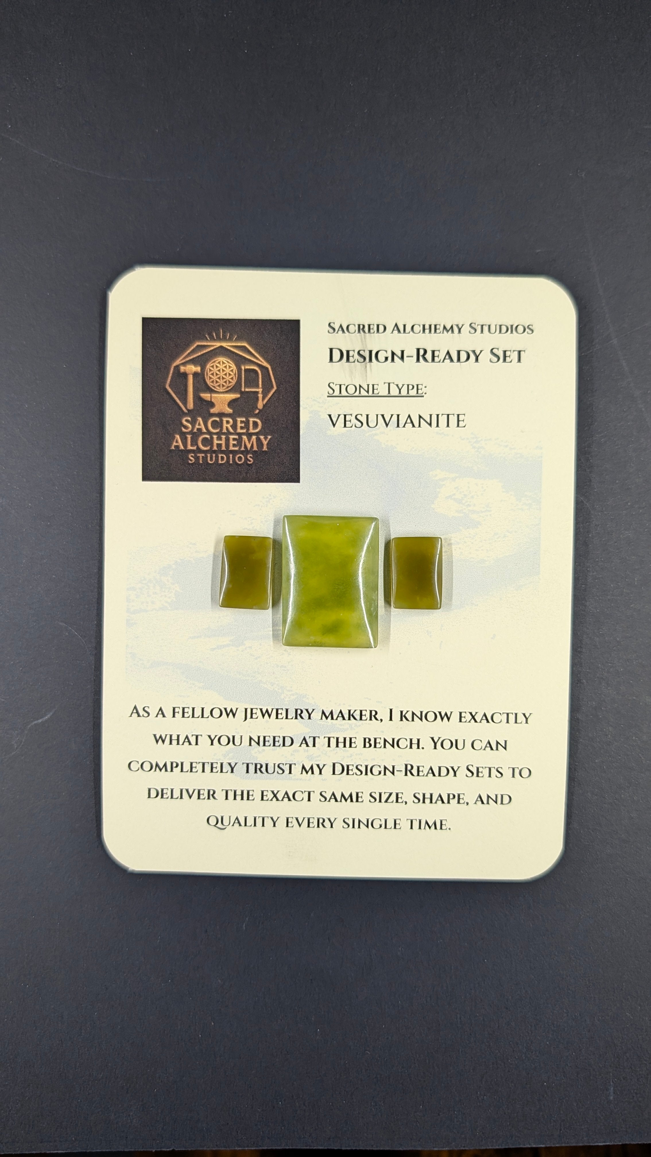 Rectangle Shape - Vesuvianite - Design-Ready™