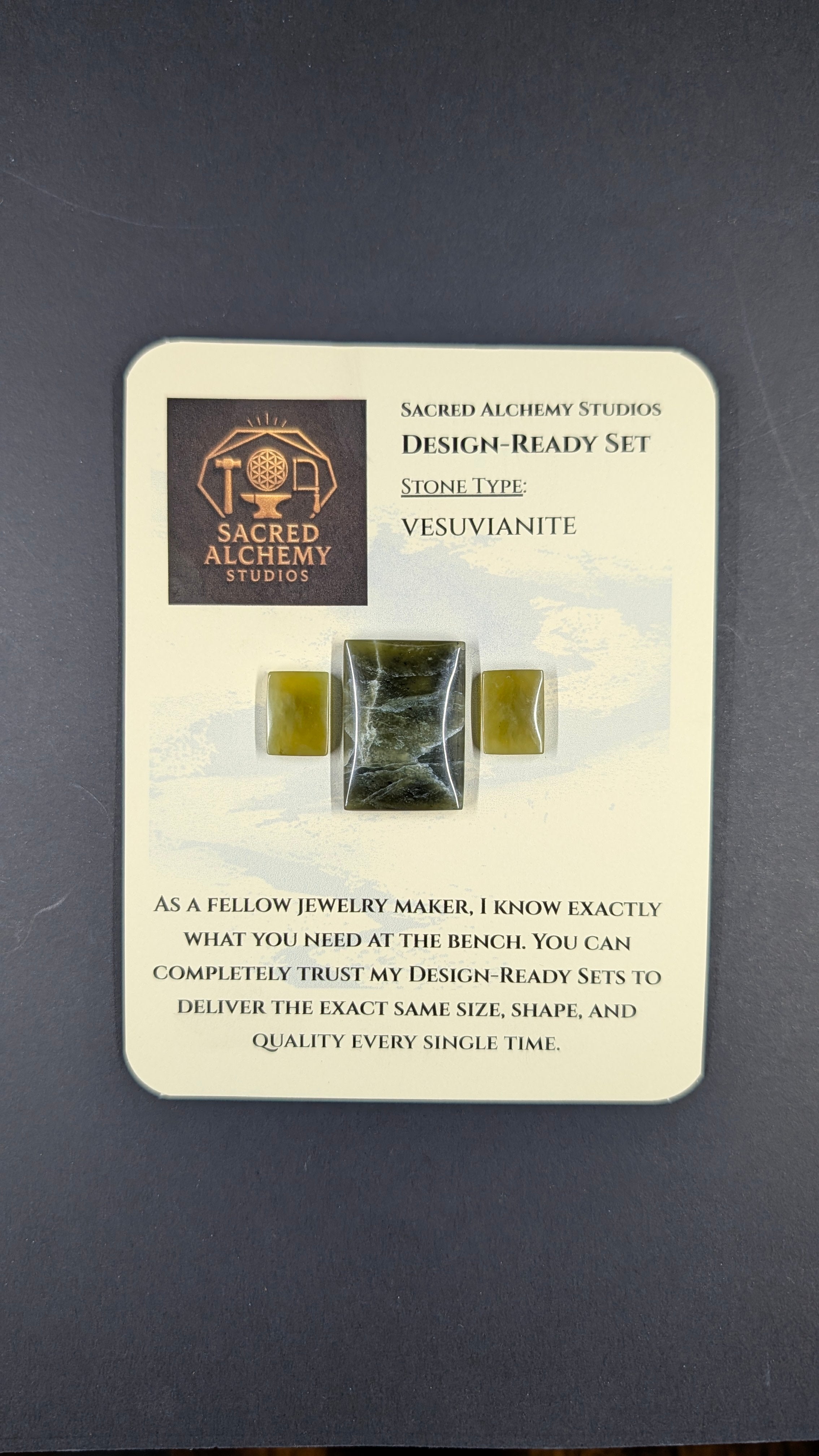 Rectangle Shape - Vesuvianite - Design-Ready™