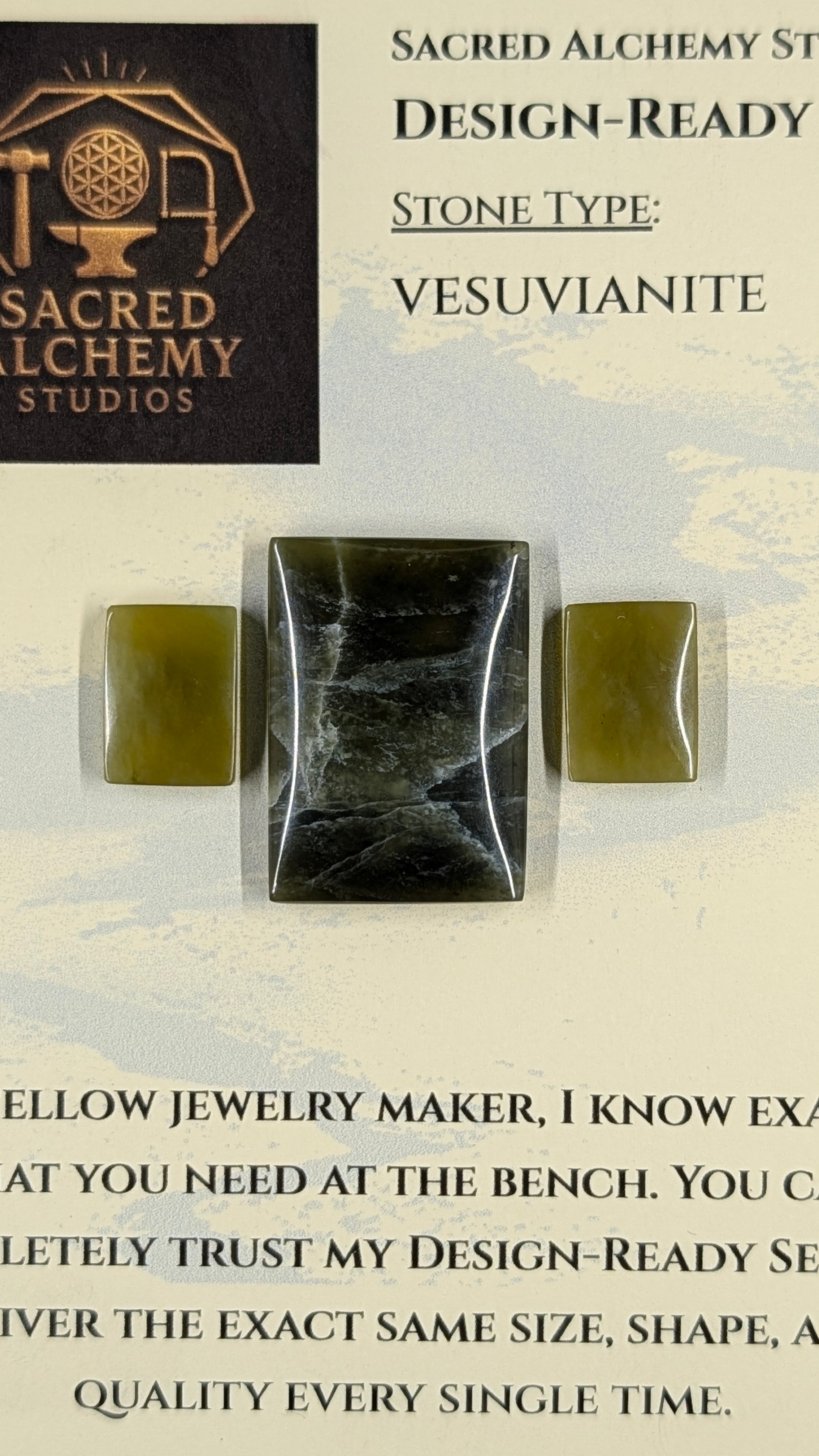 Rectangle Shape - Vesuvianite - Design-Ready™