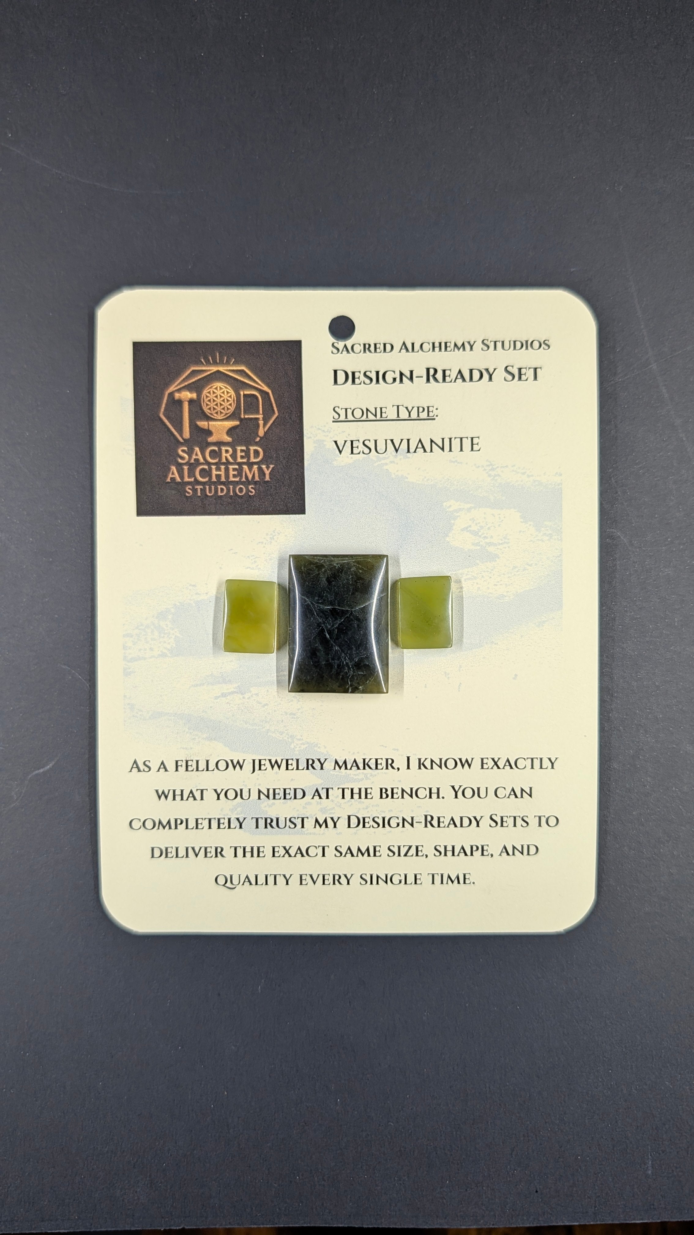 Rectangle Shape - Vesuvianite - Design-Ready™