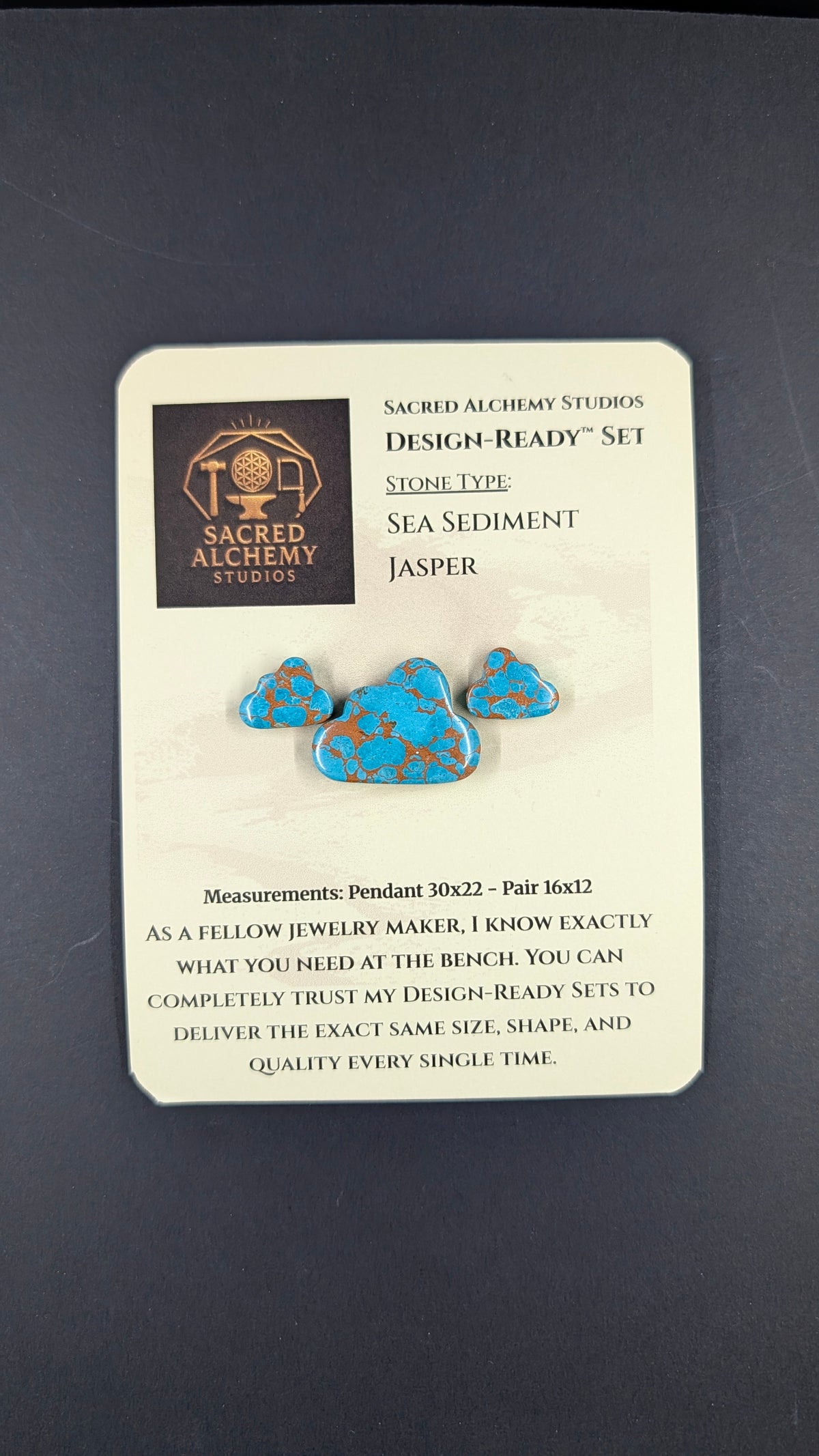 Cloud Shape - Sea Sediment Jasper - Design-Ready™™