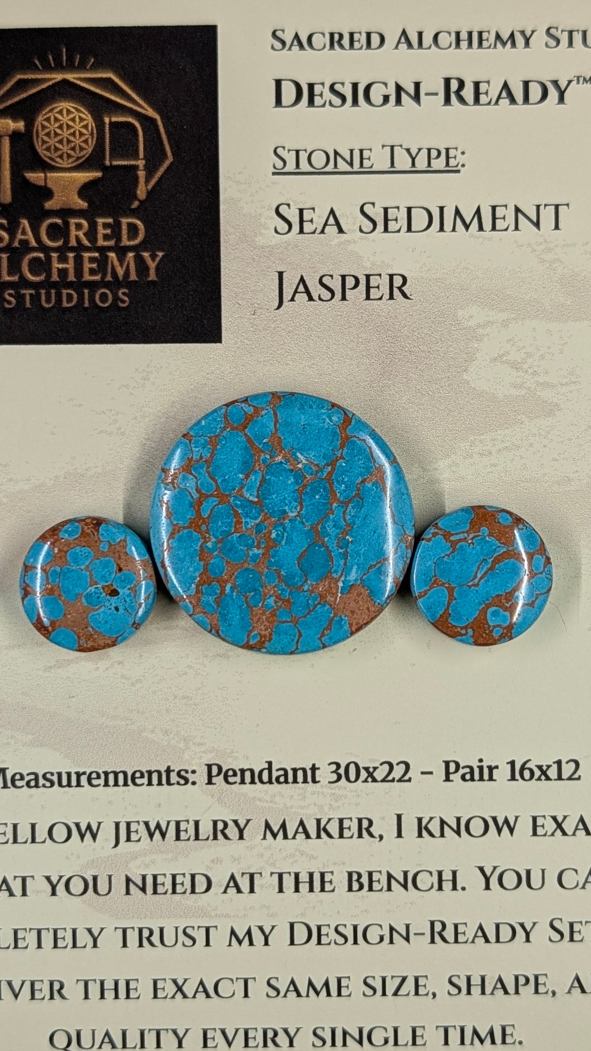 Circle Shape - Sea Sediment Jasper - Design-Ready™