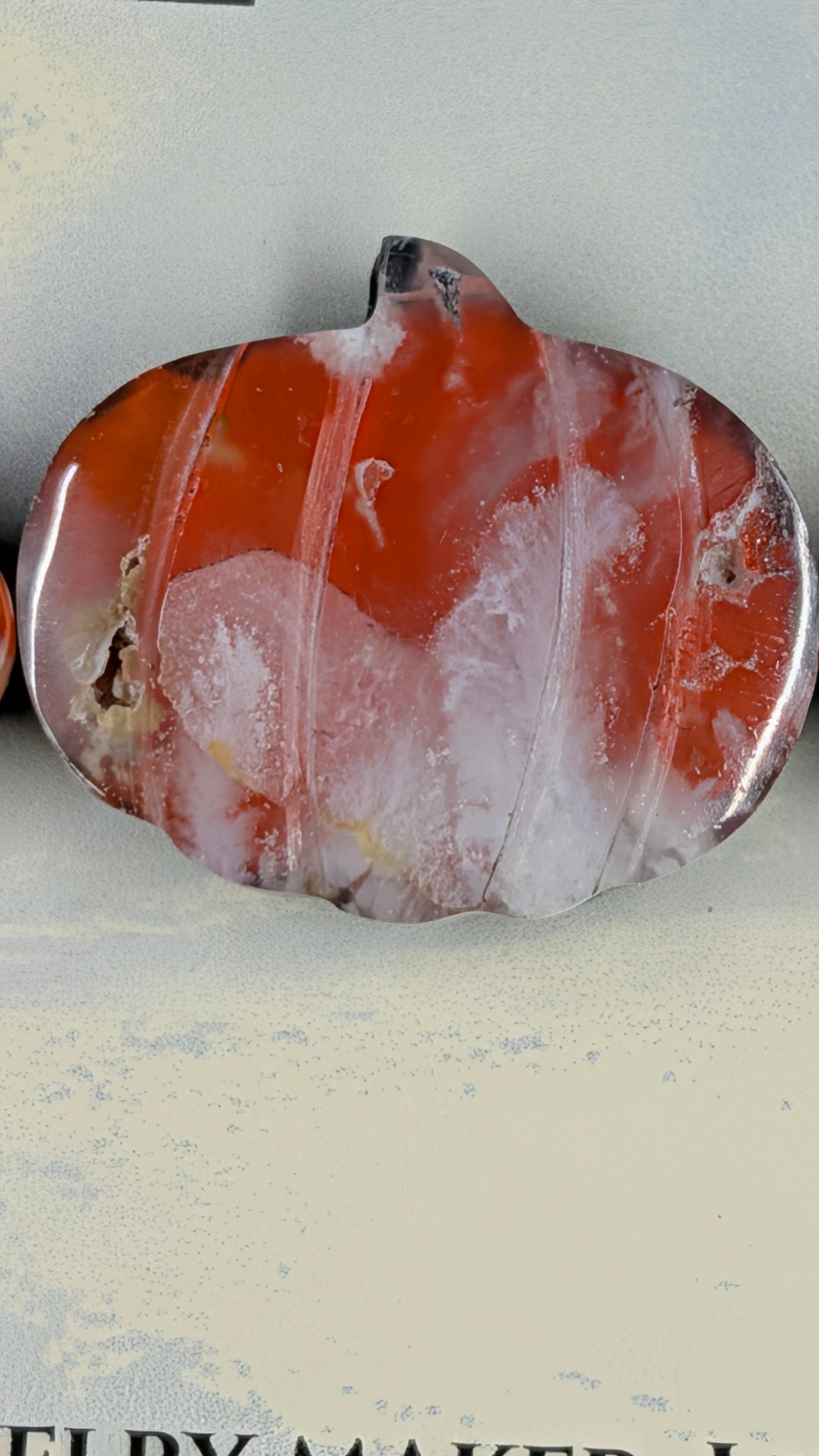 Spooky Season Pumpkin - Orange Plume Agate - Design-Ready™ Set