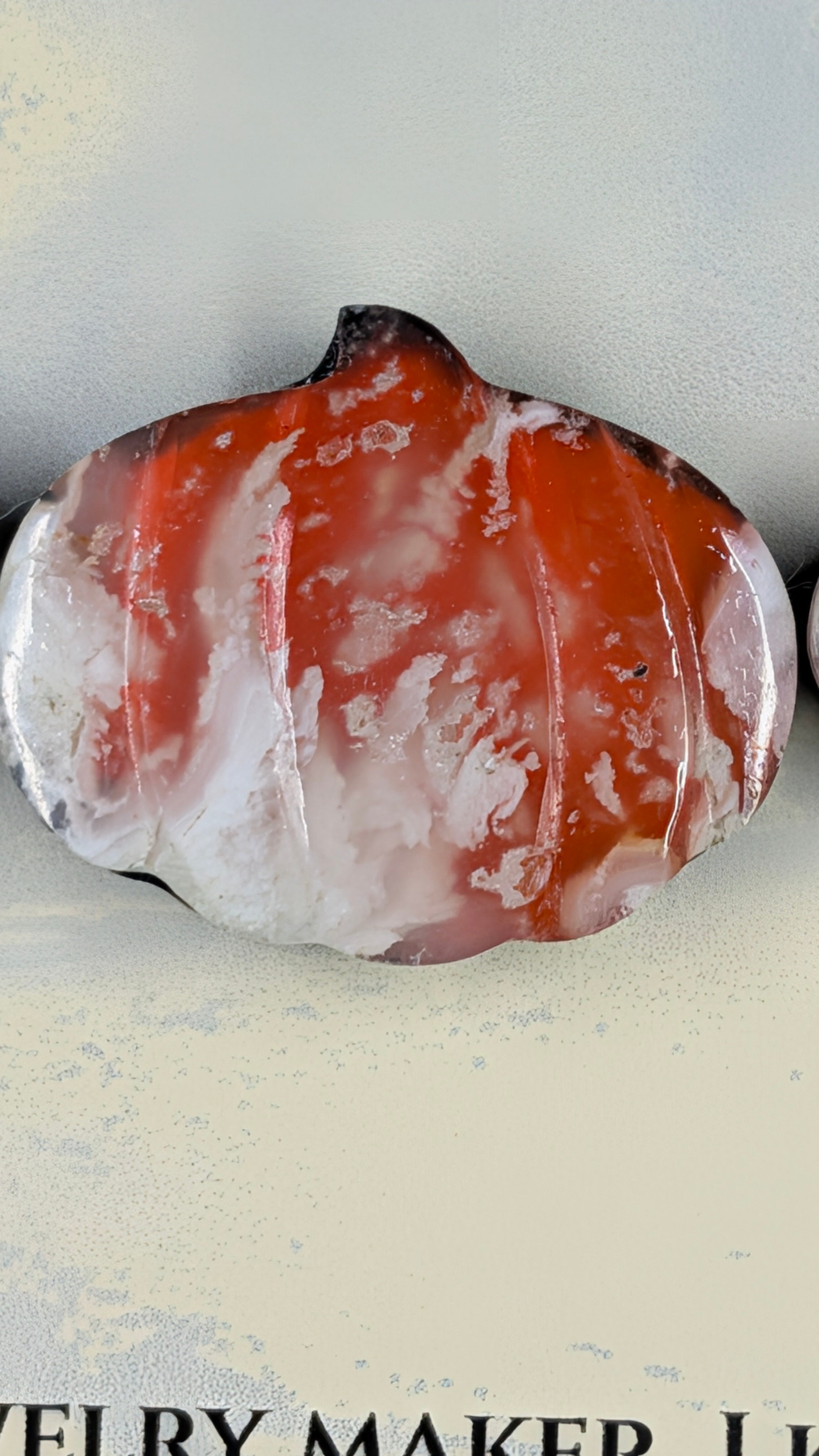 Spooky Season Pumpkin - Orange Plume Agate - Design-Ready™ Set