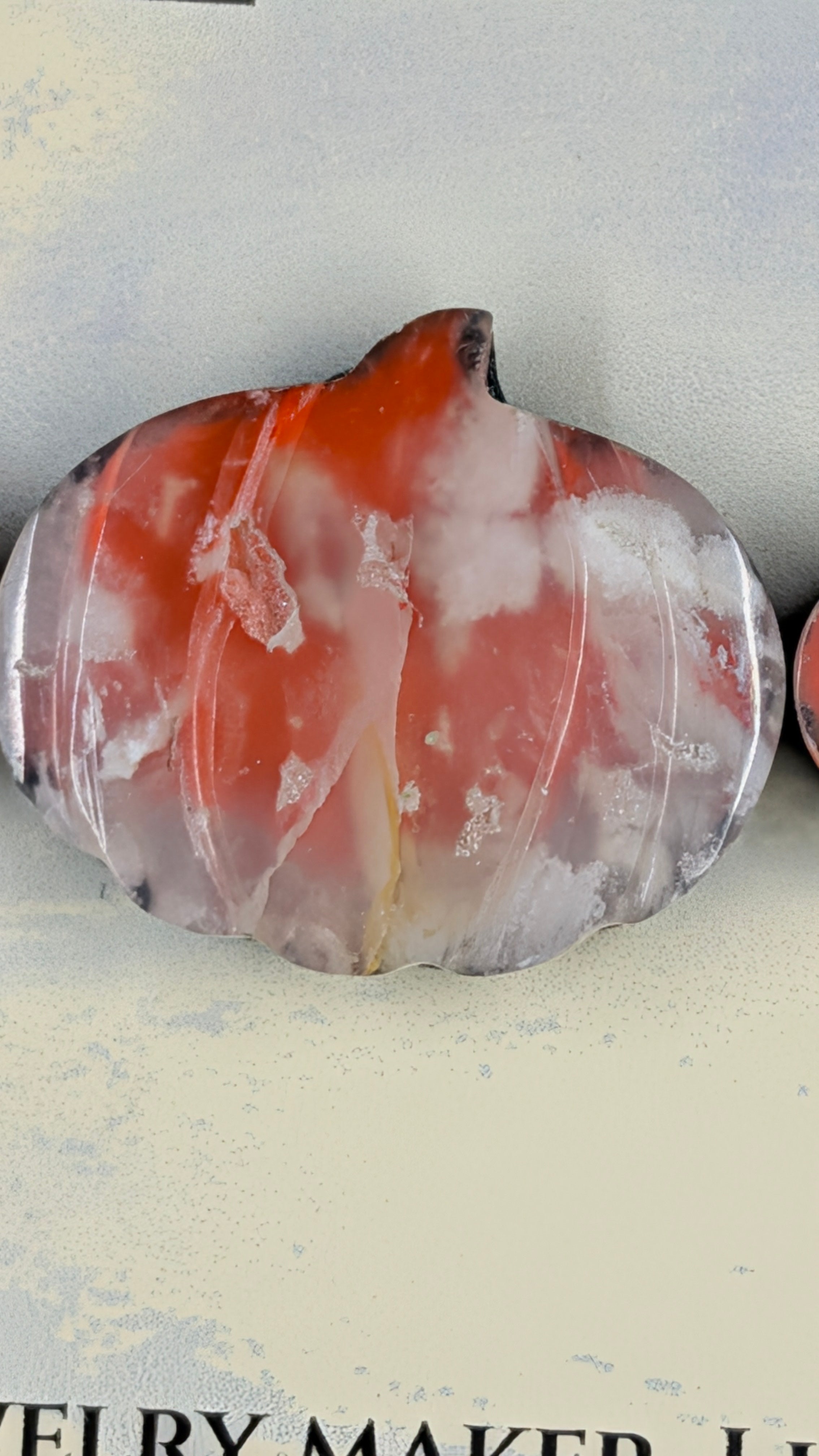 Spooky Season Pumpkin - Orange Plume Agate - Design-Ready™ Set