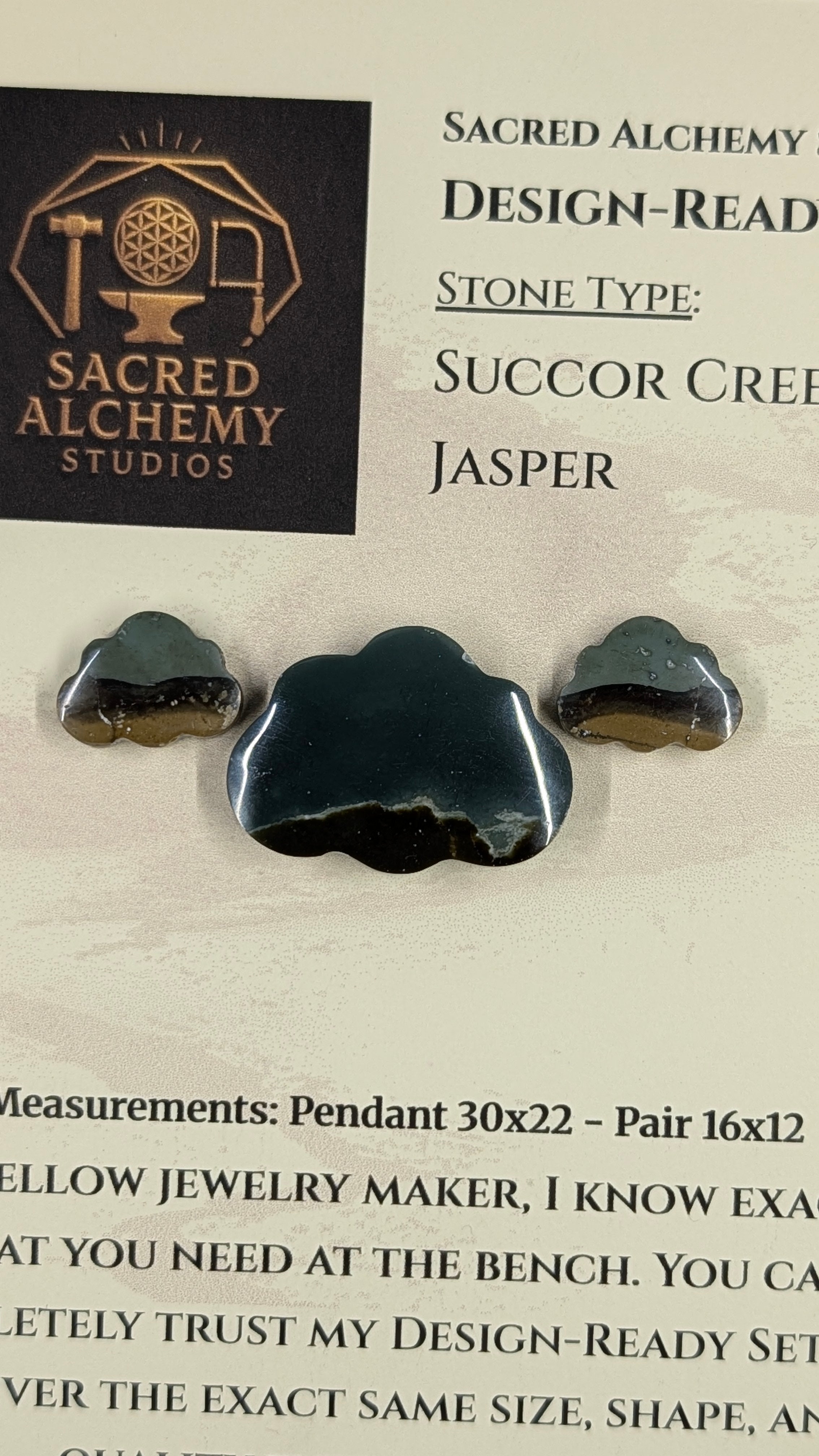 Cloud Shape - Succor Creek Jasper - Design-Ready™™ Set