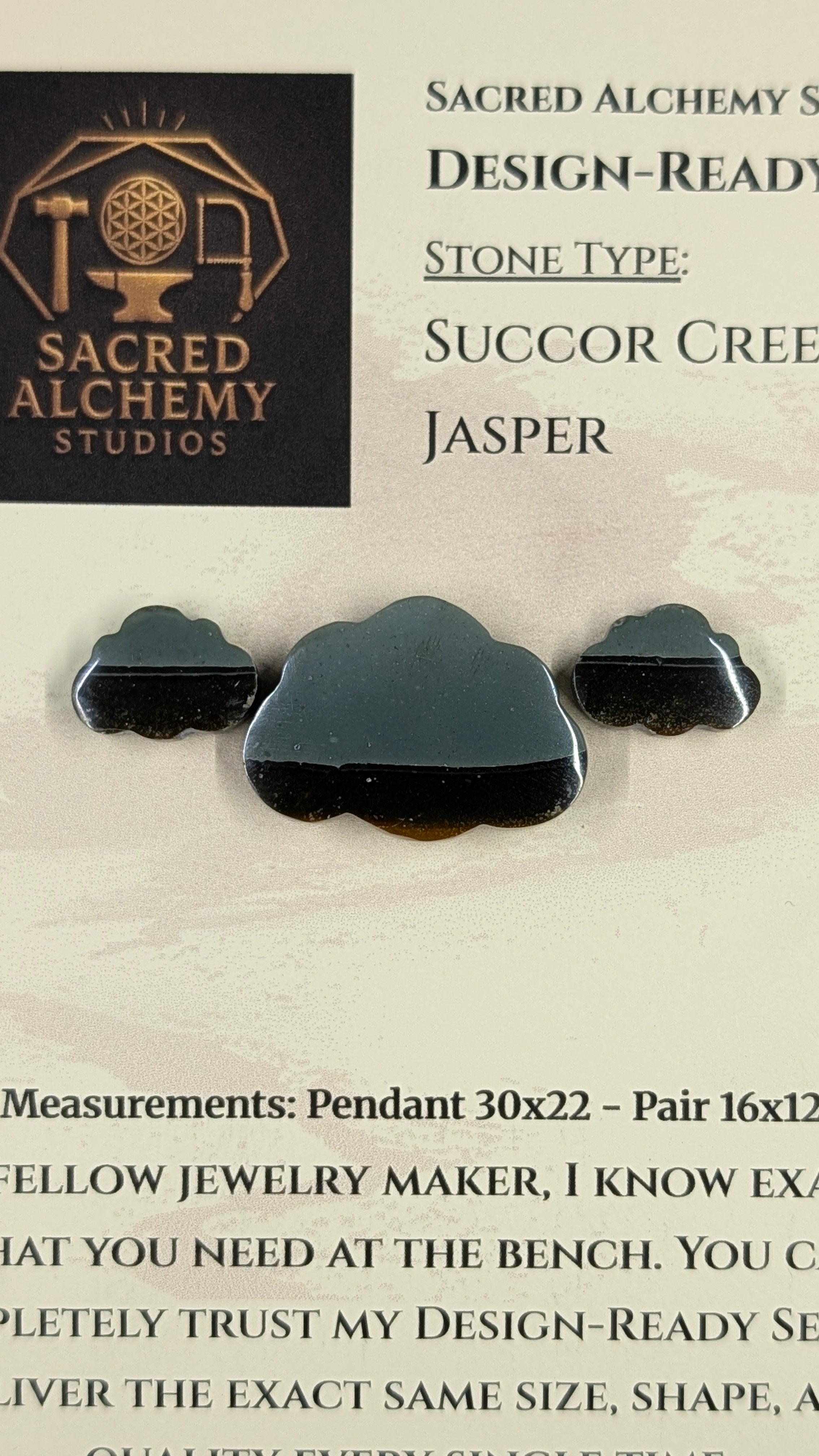 Cloud Shape - Succor Creek Jasper - Design-Ready™™ Set