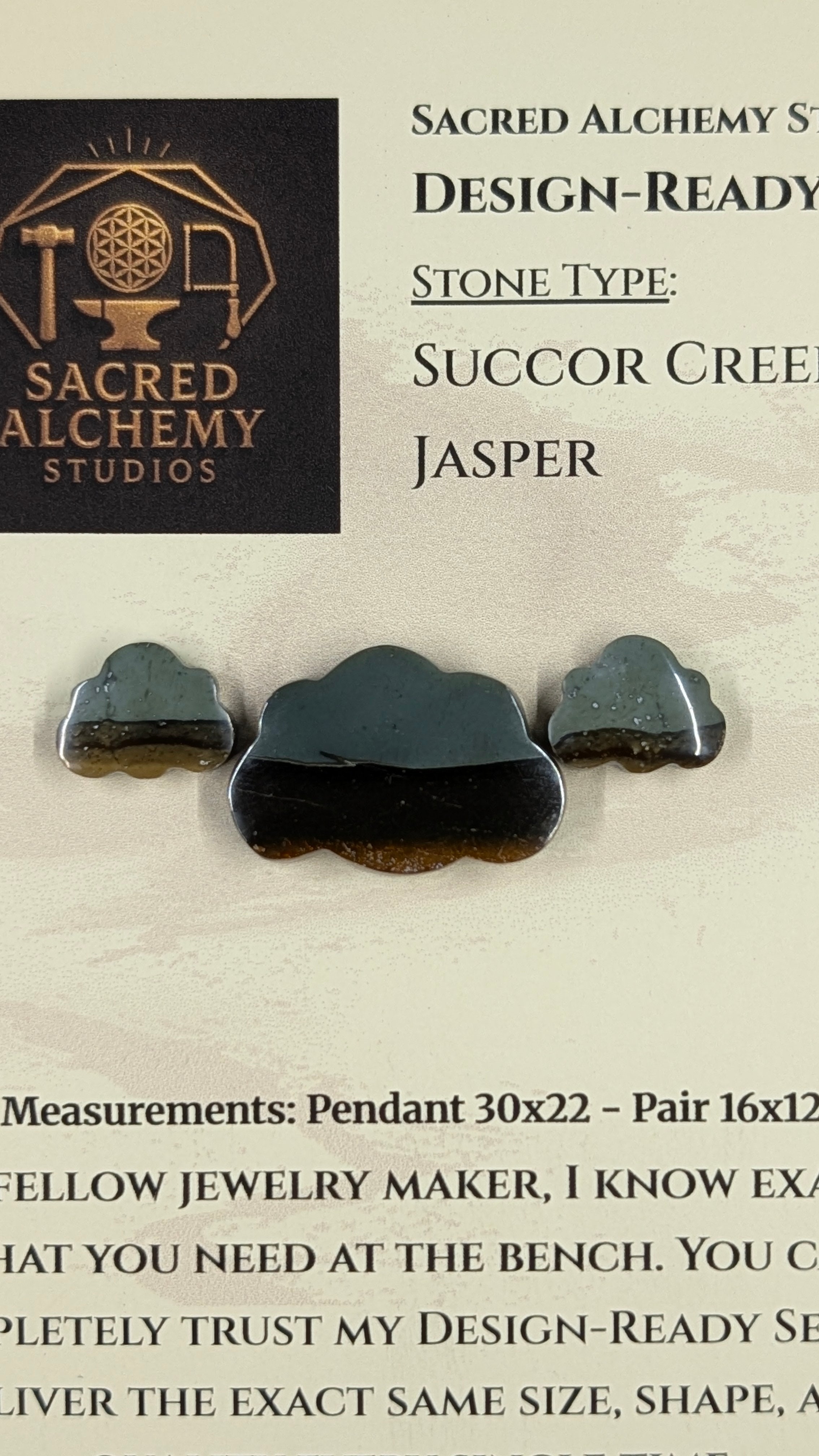 Cloud Shape - Succor Creek Jasper - Design-Ready™™ Set