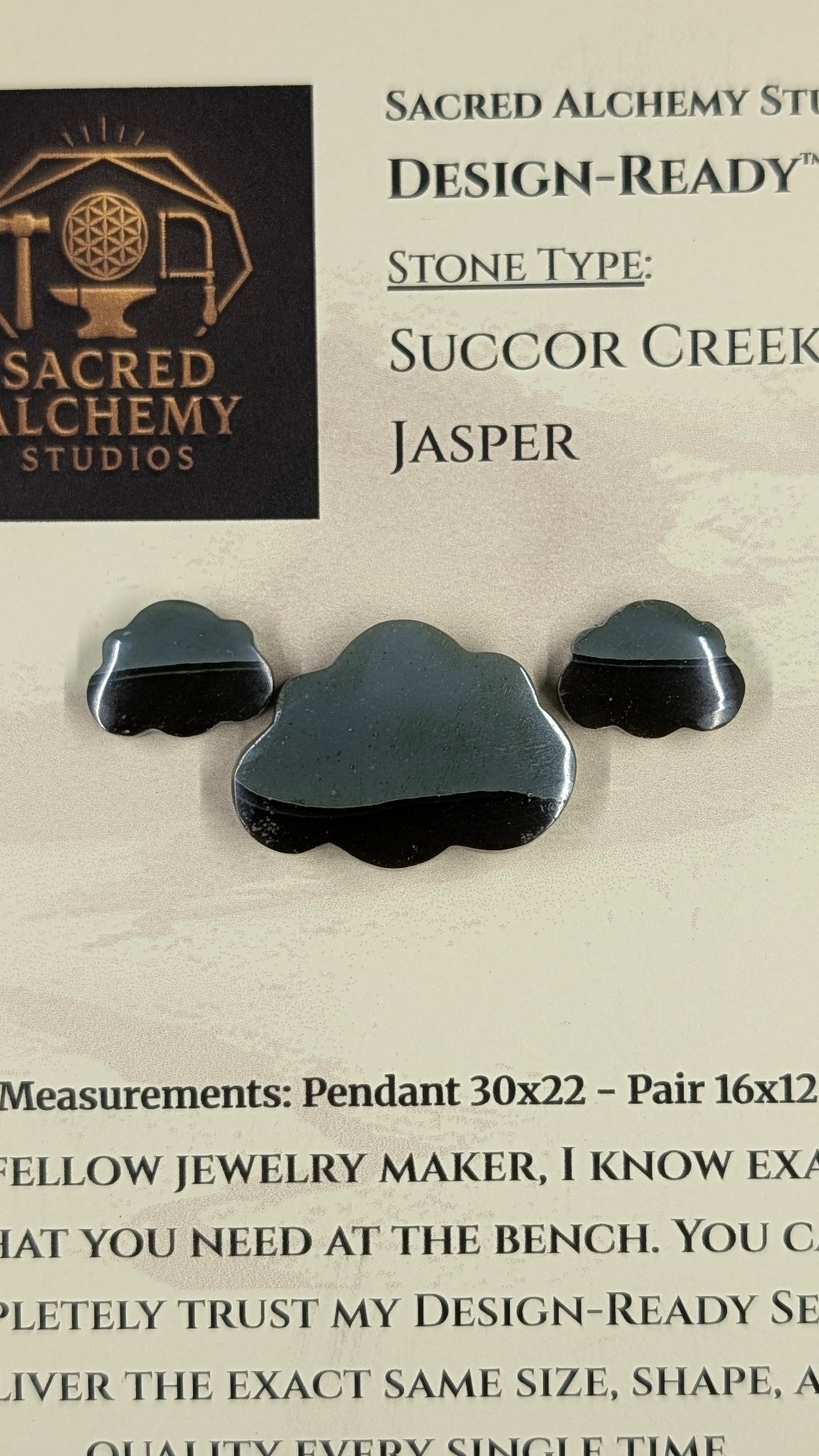 Cloud Shape - Succor Creek Jasper - Design-Ready™ Set