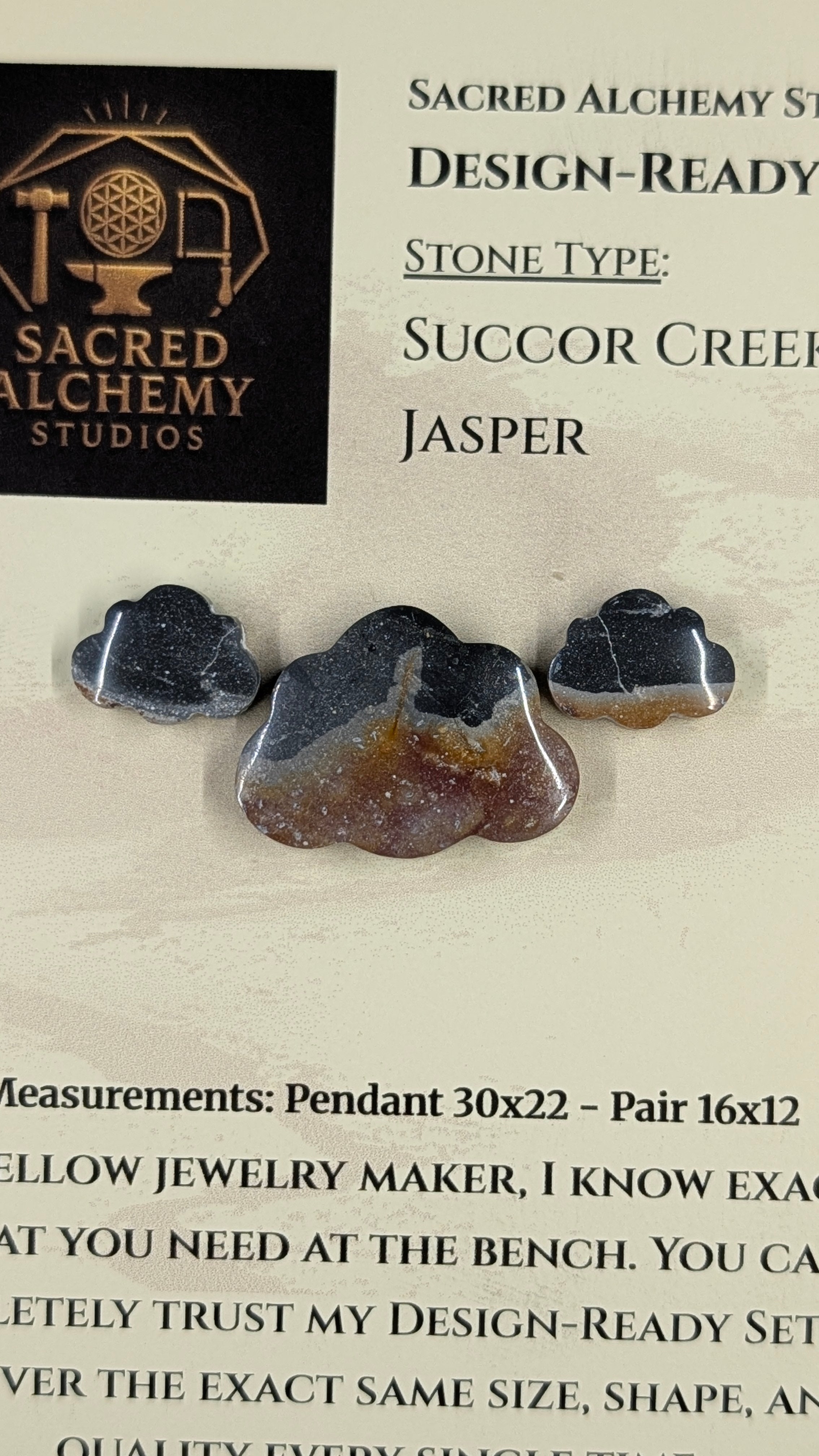 Cloud Shape - Succor Creek Jasper - Design-Ready™™ Set