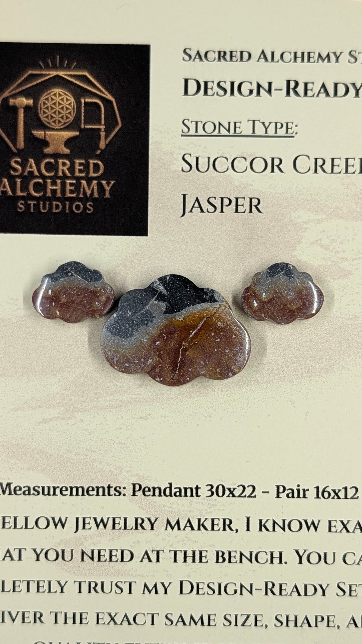 Cloud Shape - Succor Creek Jasper - Design-Ready™ Set