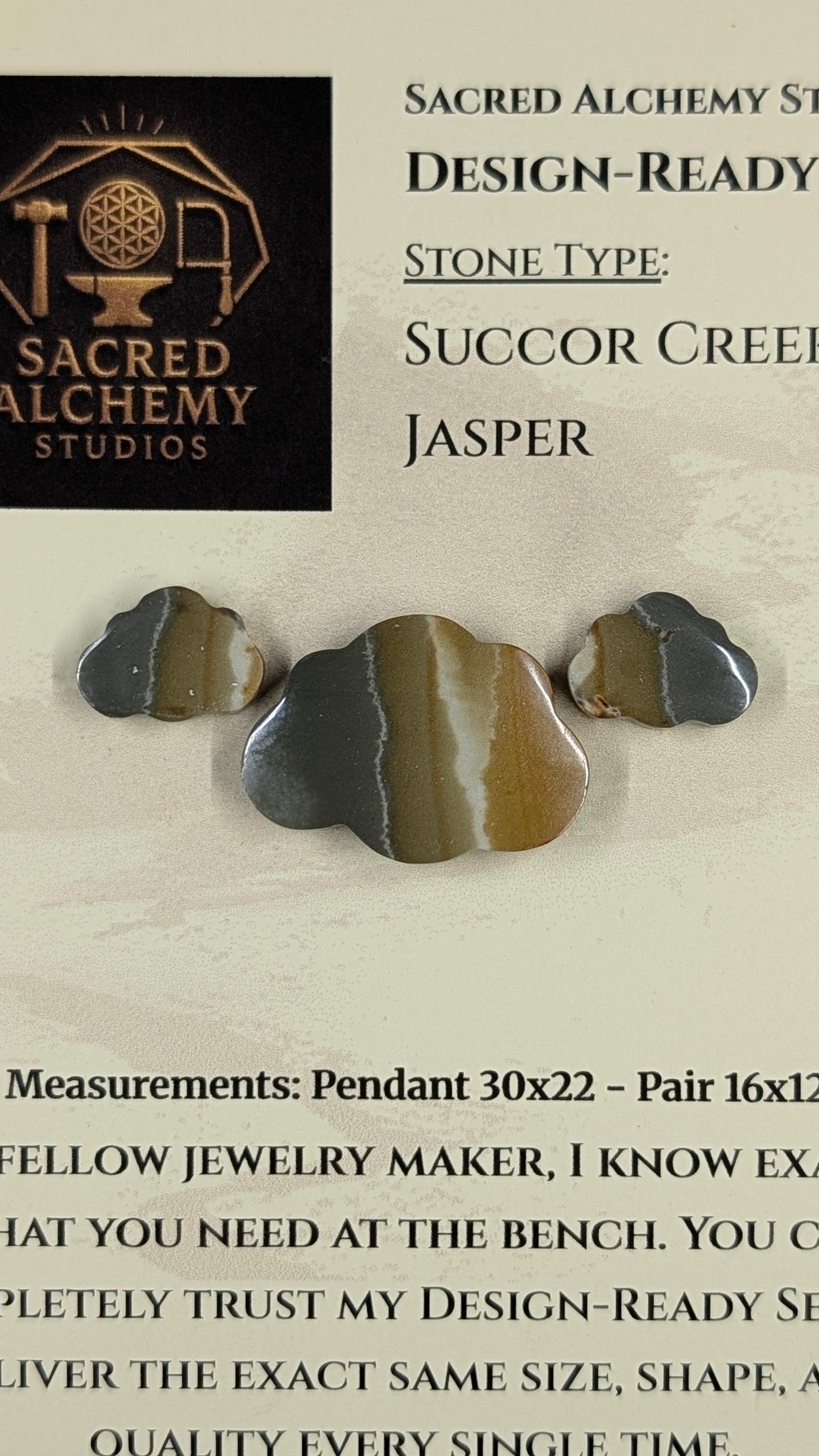 Cloud Shape - Succor Creek Jasper - Design-Ready™™ Set