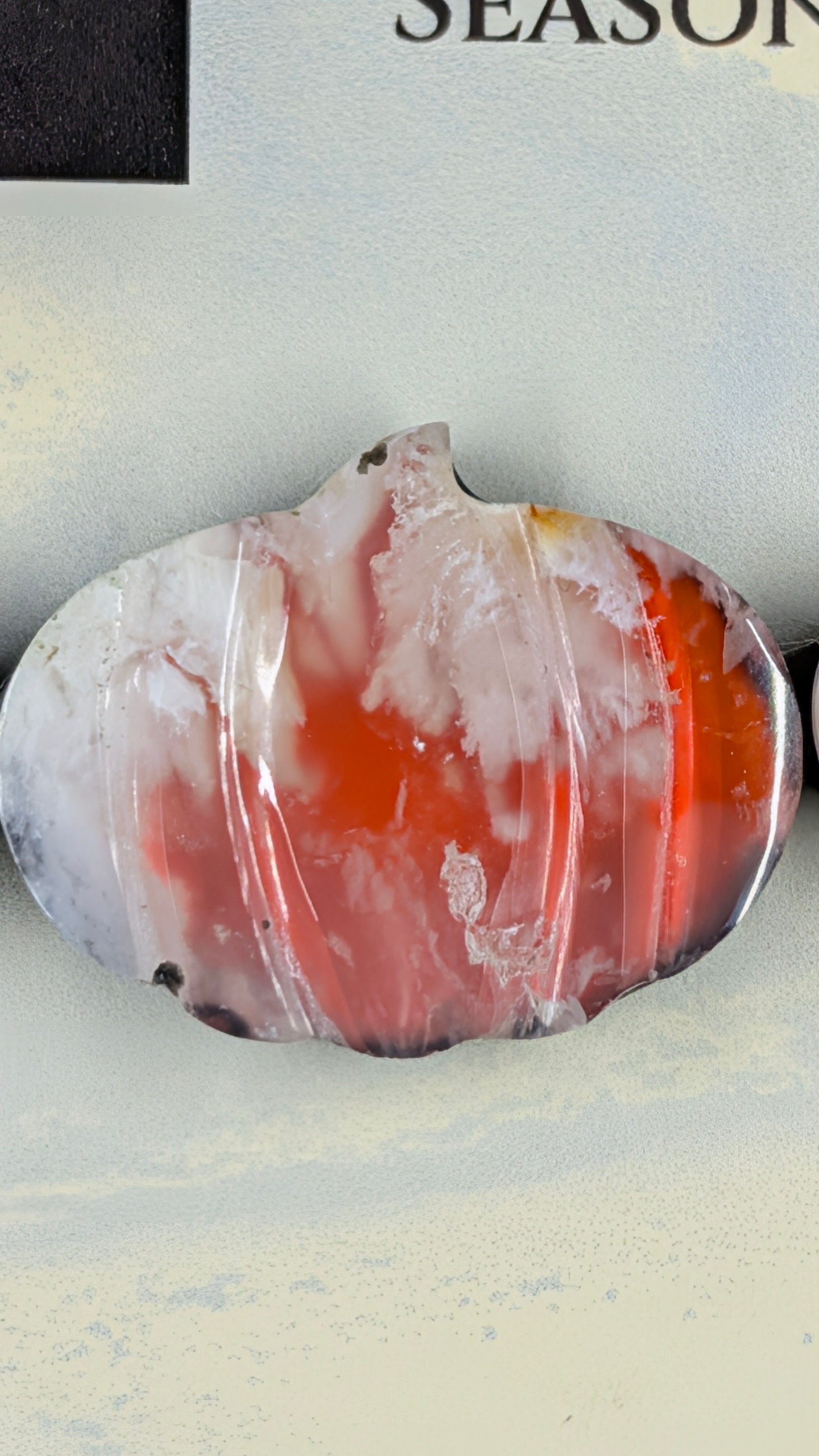 Spooky Season Pumpkin - Orange Plume Agate - Design-Ready™™ Set