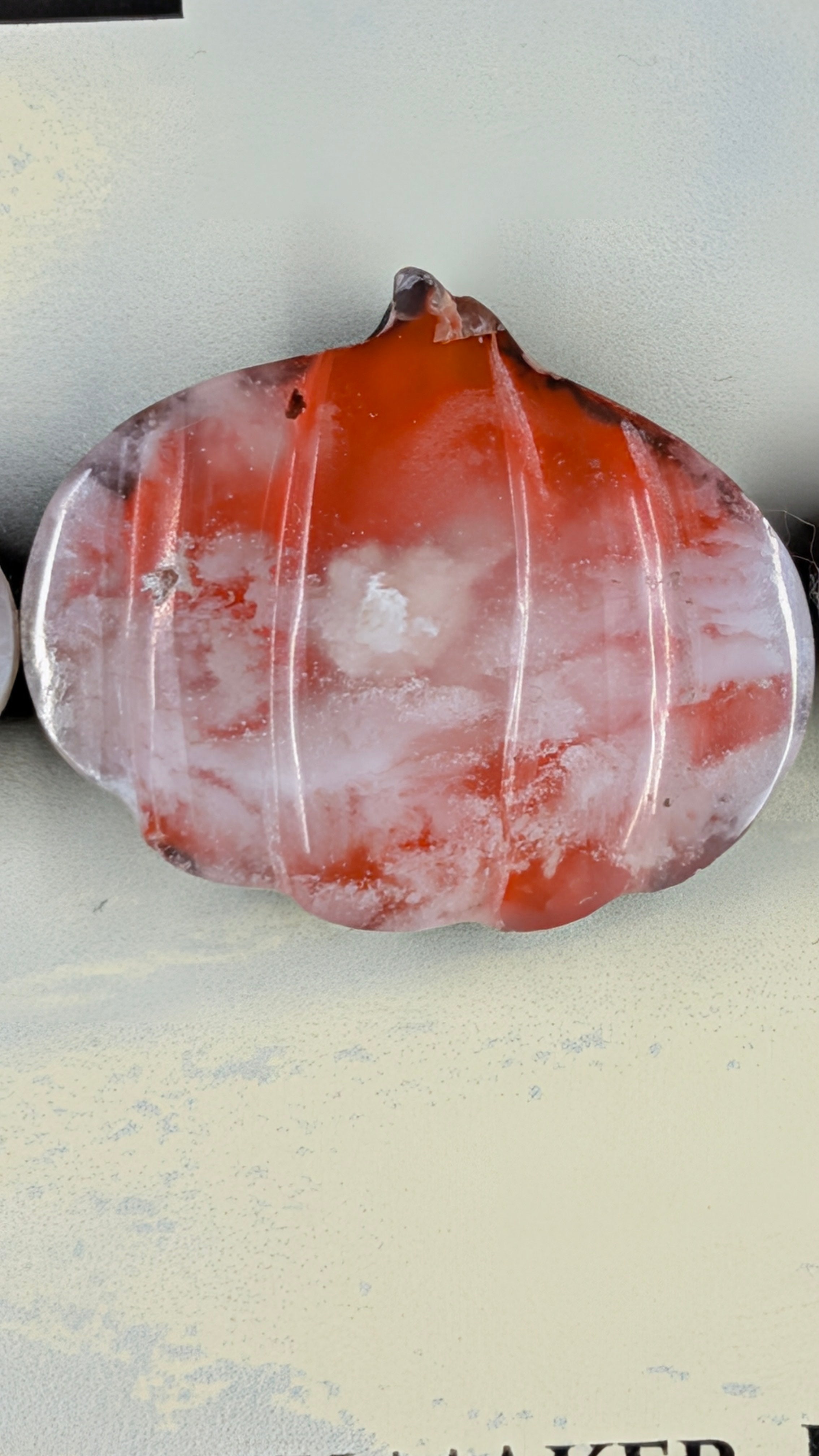 Spooky Season Pumpkin - Orange Plume Agate - Design-Ready™ Set