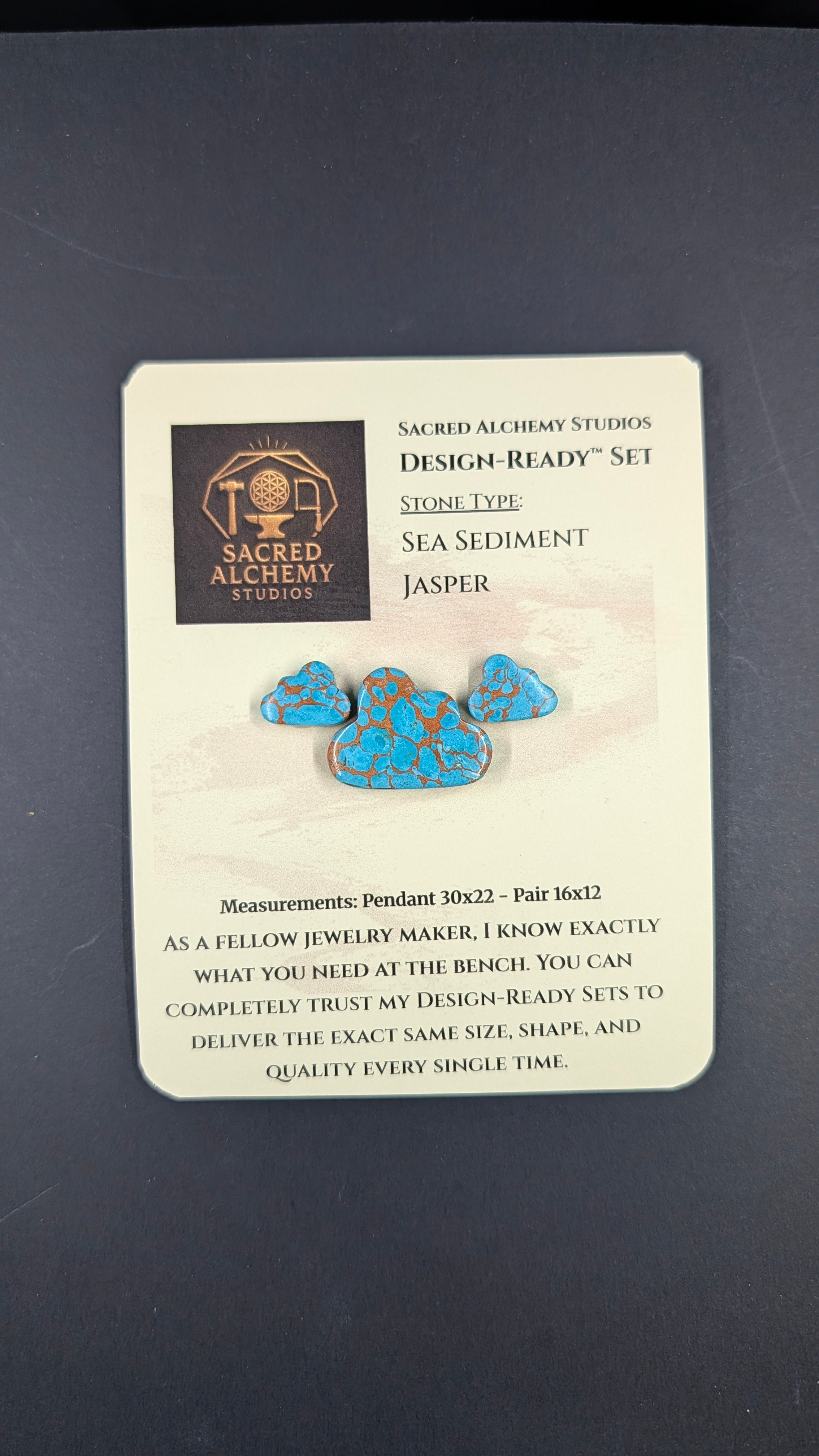 Cloud Shape - Sea Sediment Jasper - Design-Ready™