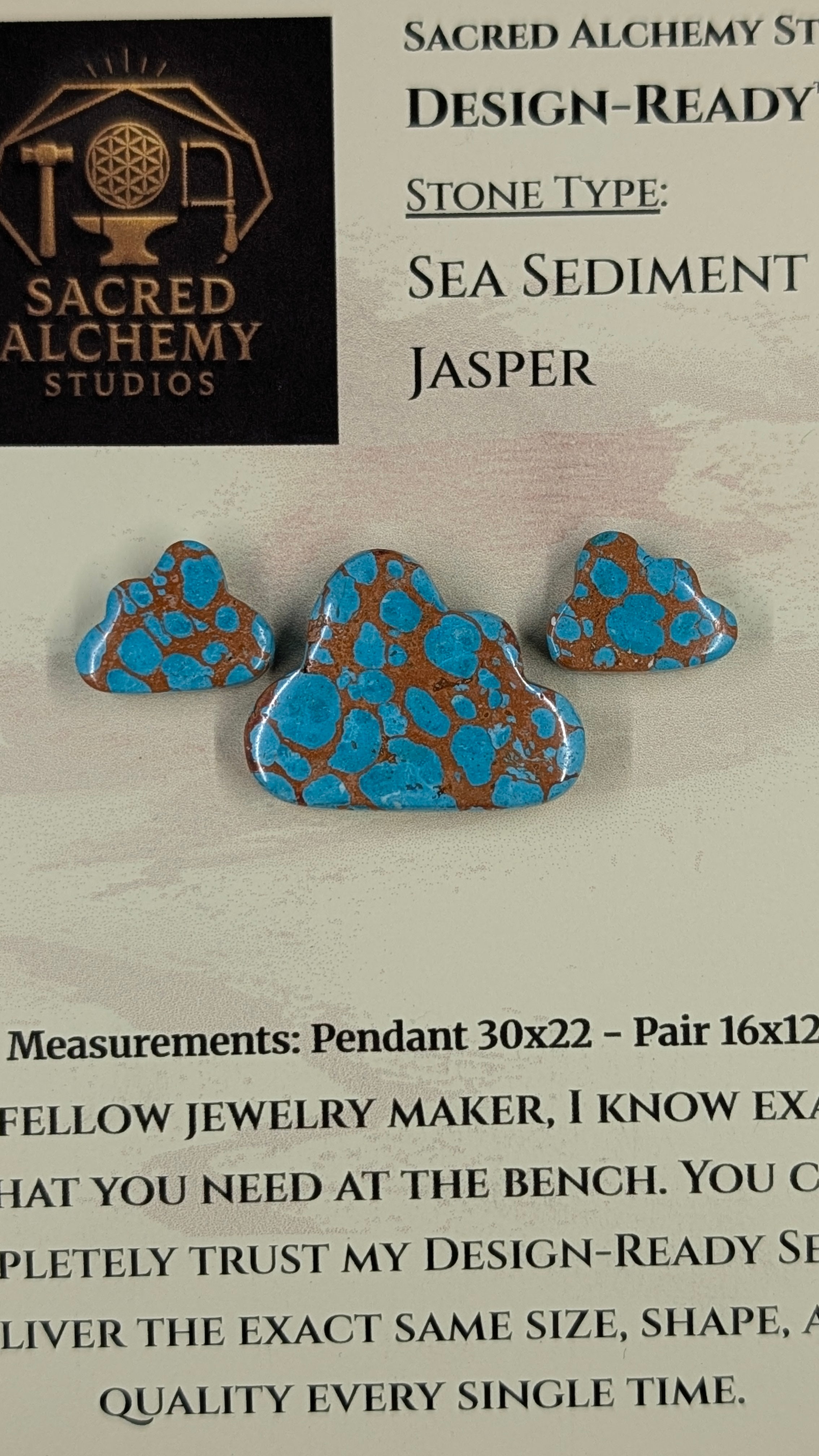Cloud Shape - Sea Sediment Jasper - Design-Ready™