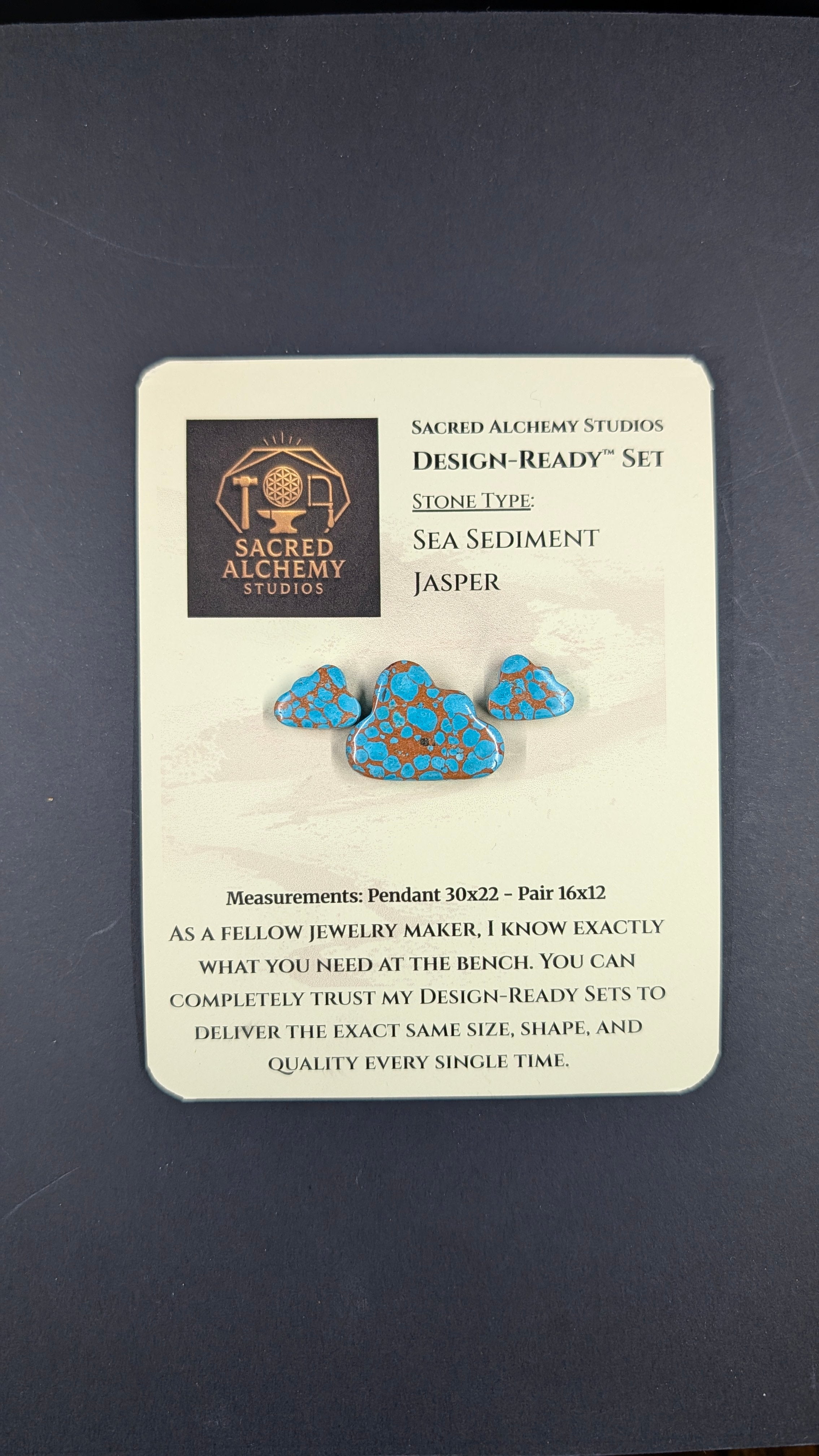 Cloud Shape - Sea Sediment Jasper - Design-Ready™