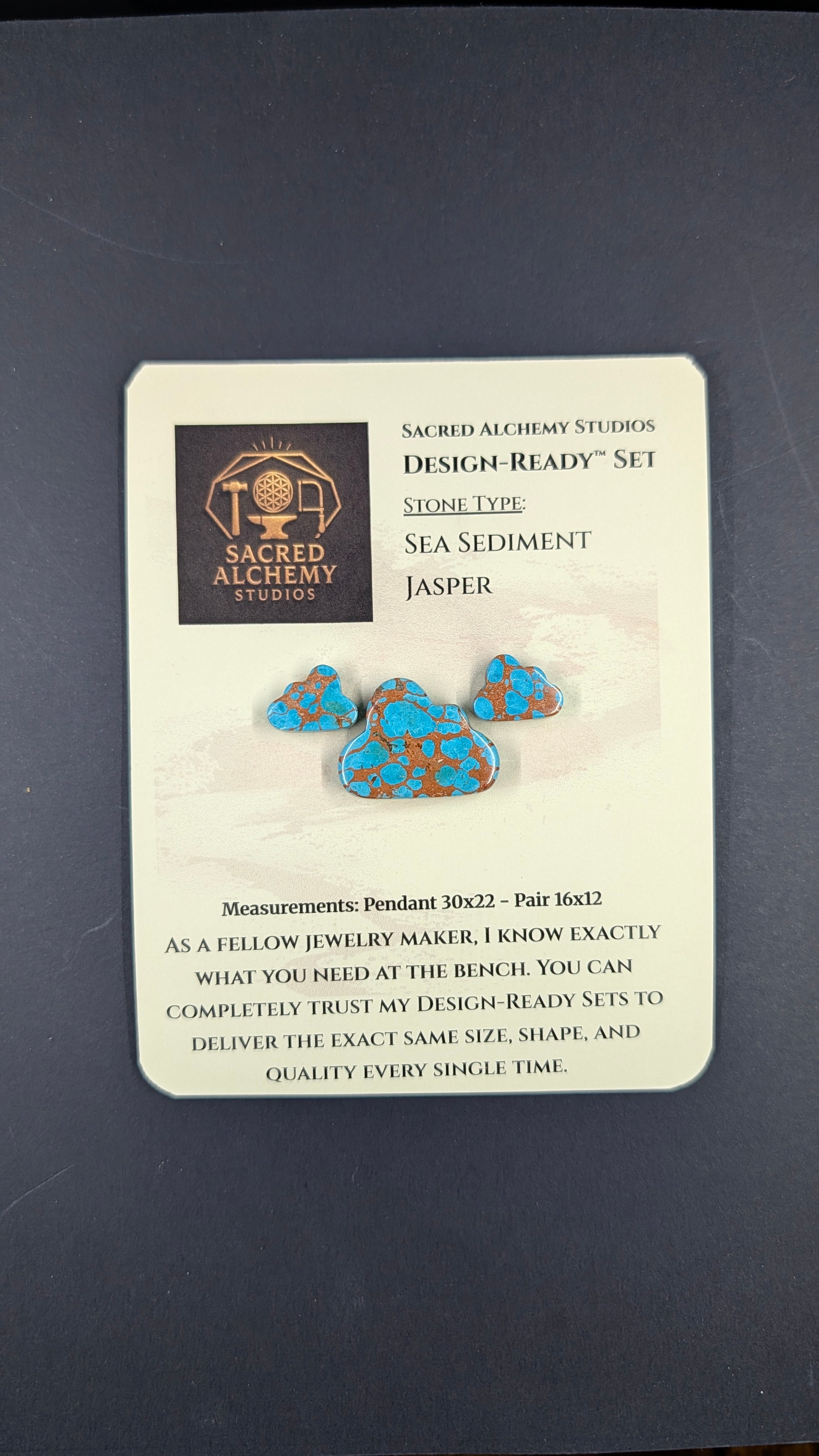 Cloud Shape - Sea Sediment Jasper - Design-Ready™
