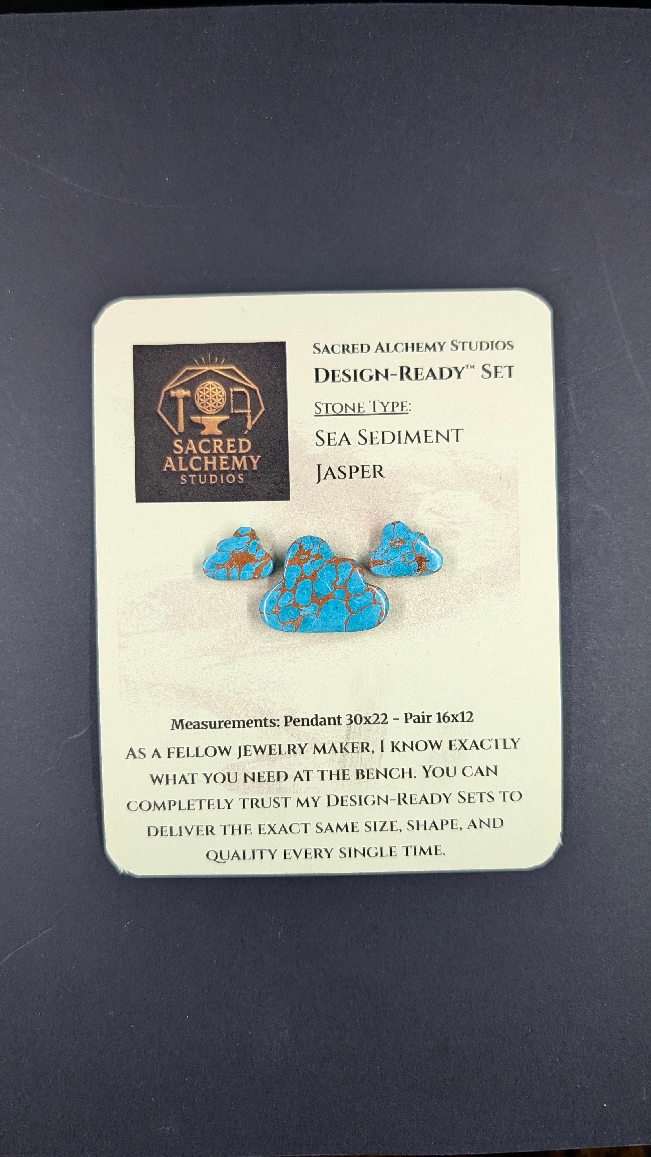 Cloud Shape - Sea Sediment Jasper - Design-Ready™